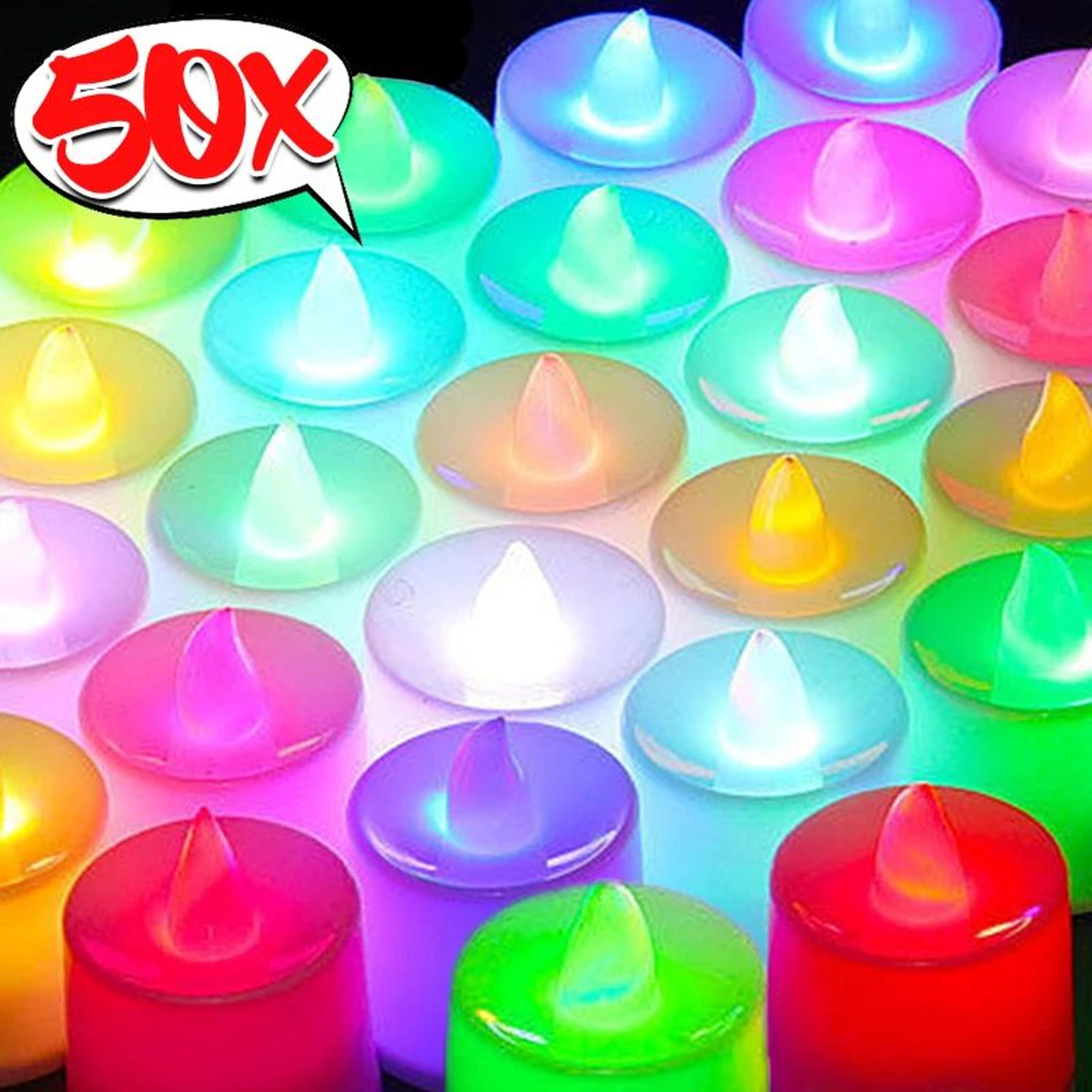 battery powered flameless led tea light candles with warm white glow – safe decorative candle lights for parties