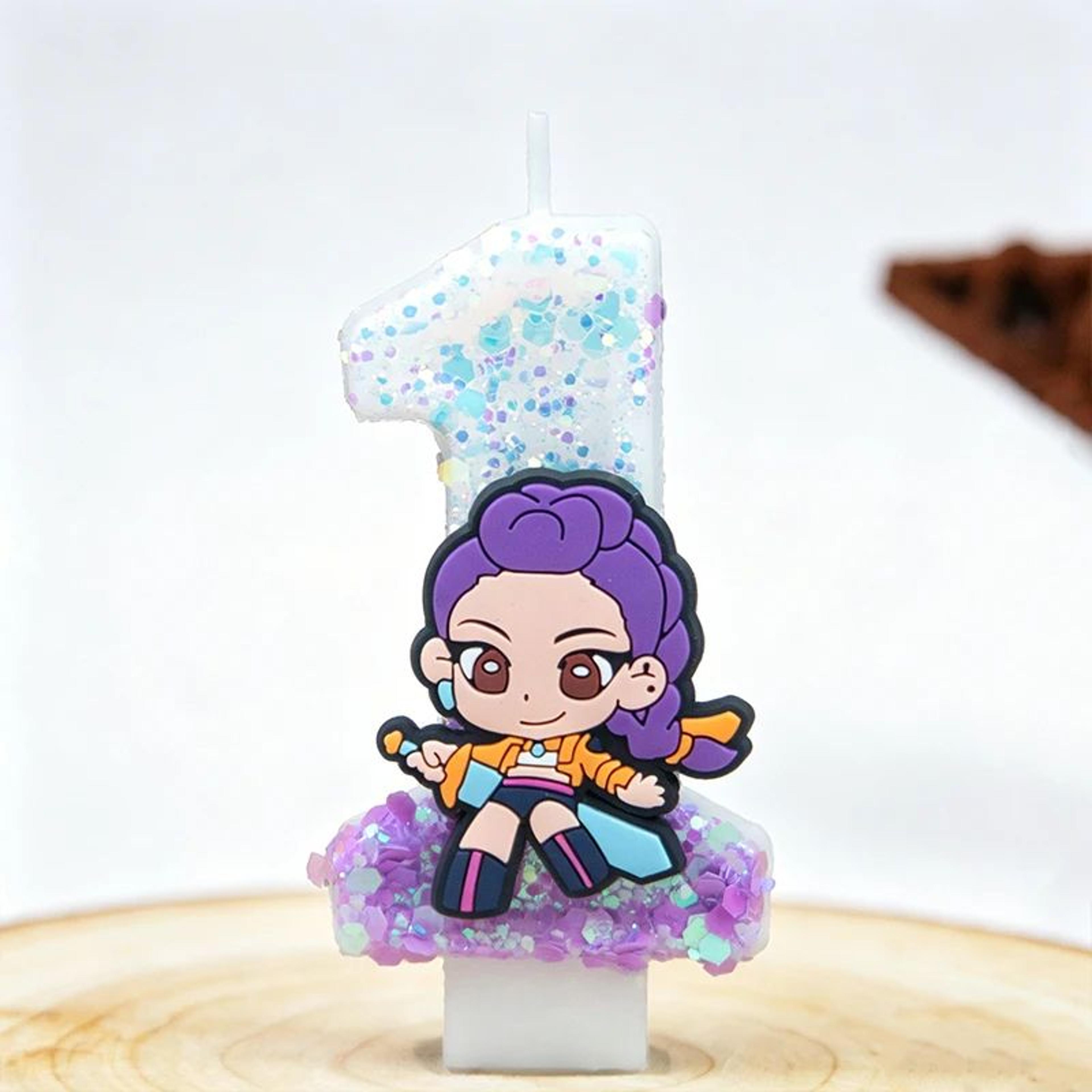 creative cartoon birthday cake digital candles – party cake decorations & holiday celebration accessories