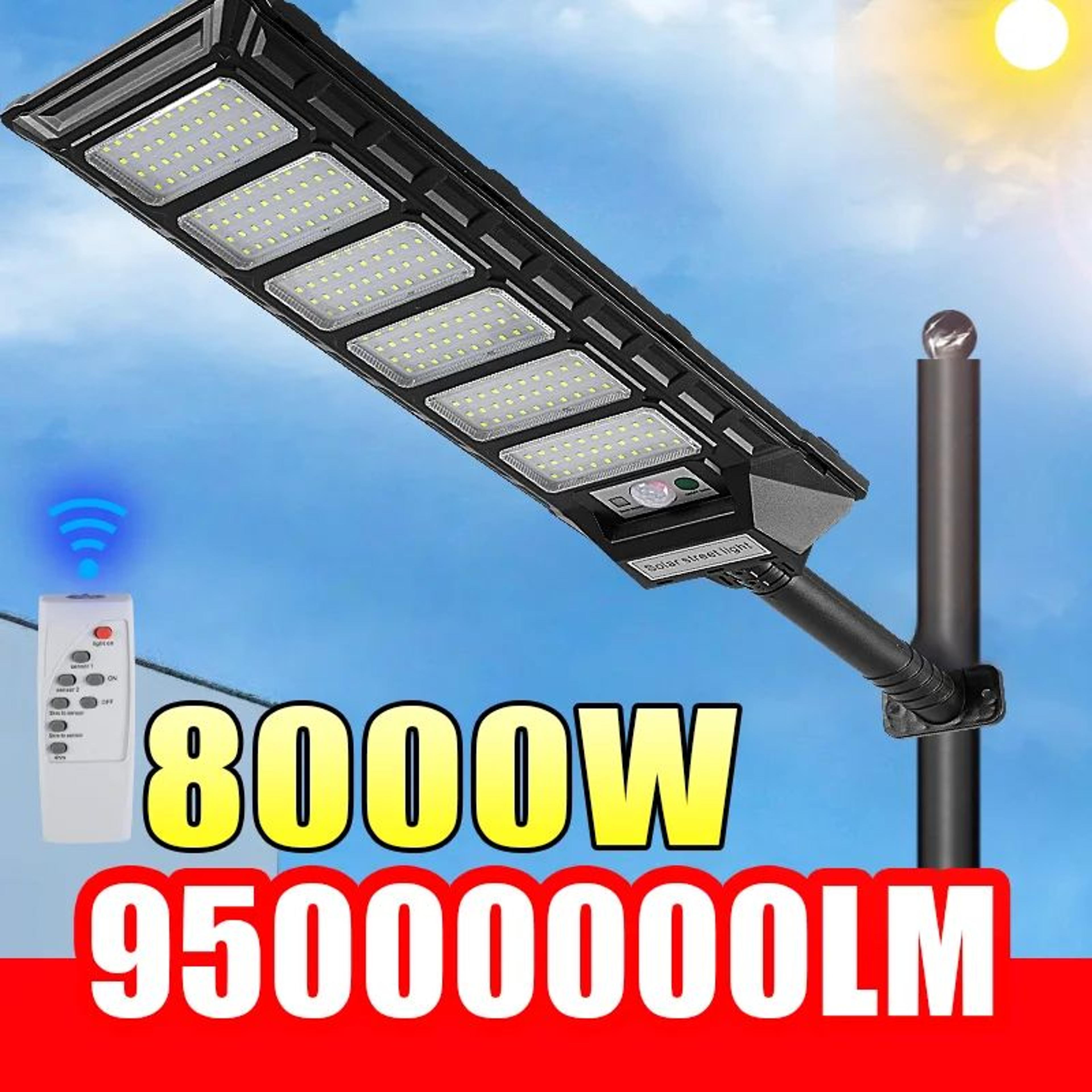led solar motion sensor wall light – waterproof outdoor garden, street & security lamp with remote