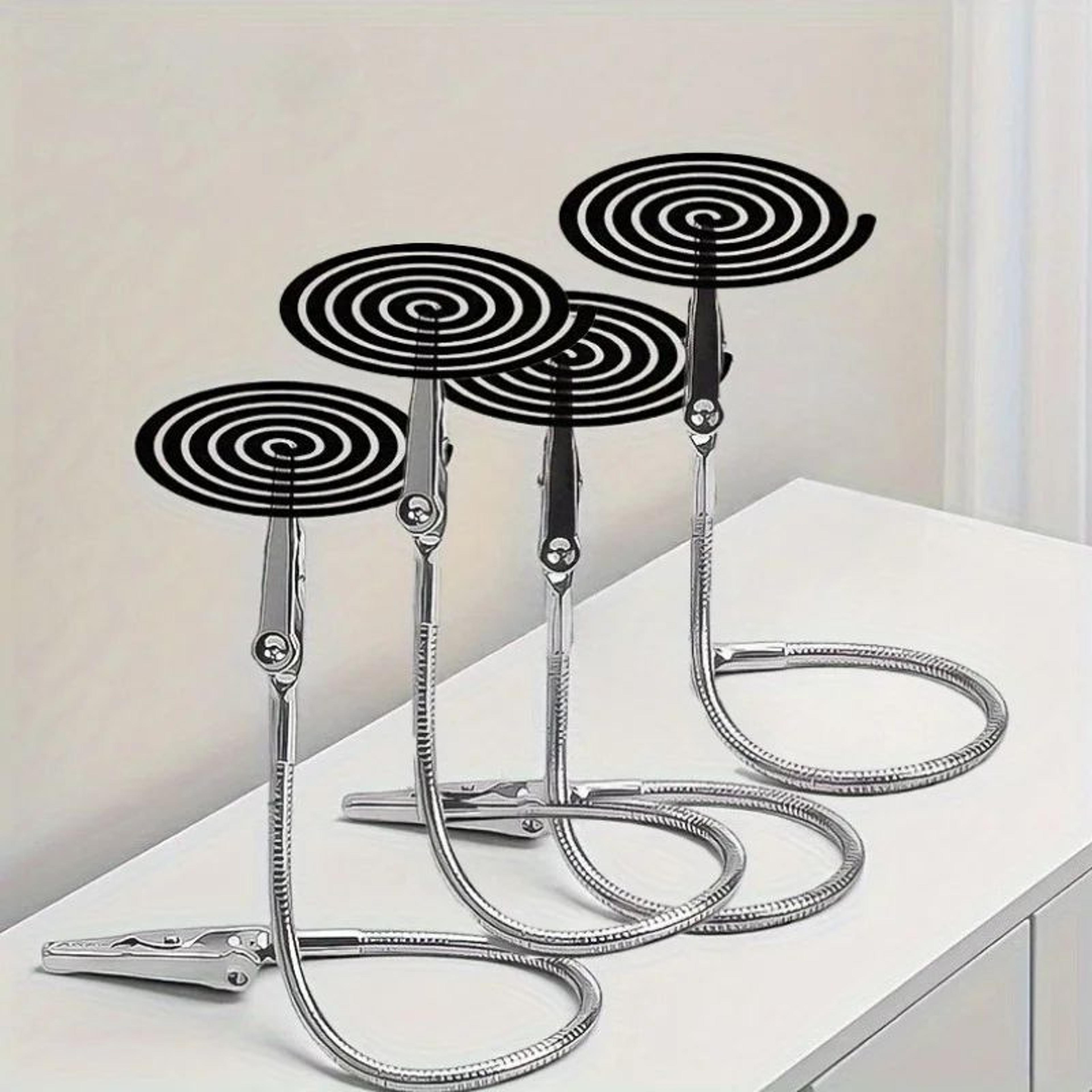 double-ended mosquito coil clip – universal crocodile incense holder & multifunctional extension bracket