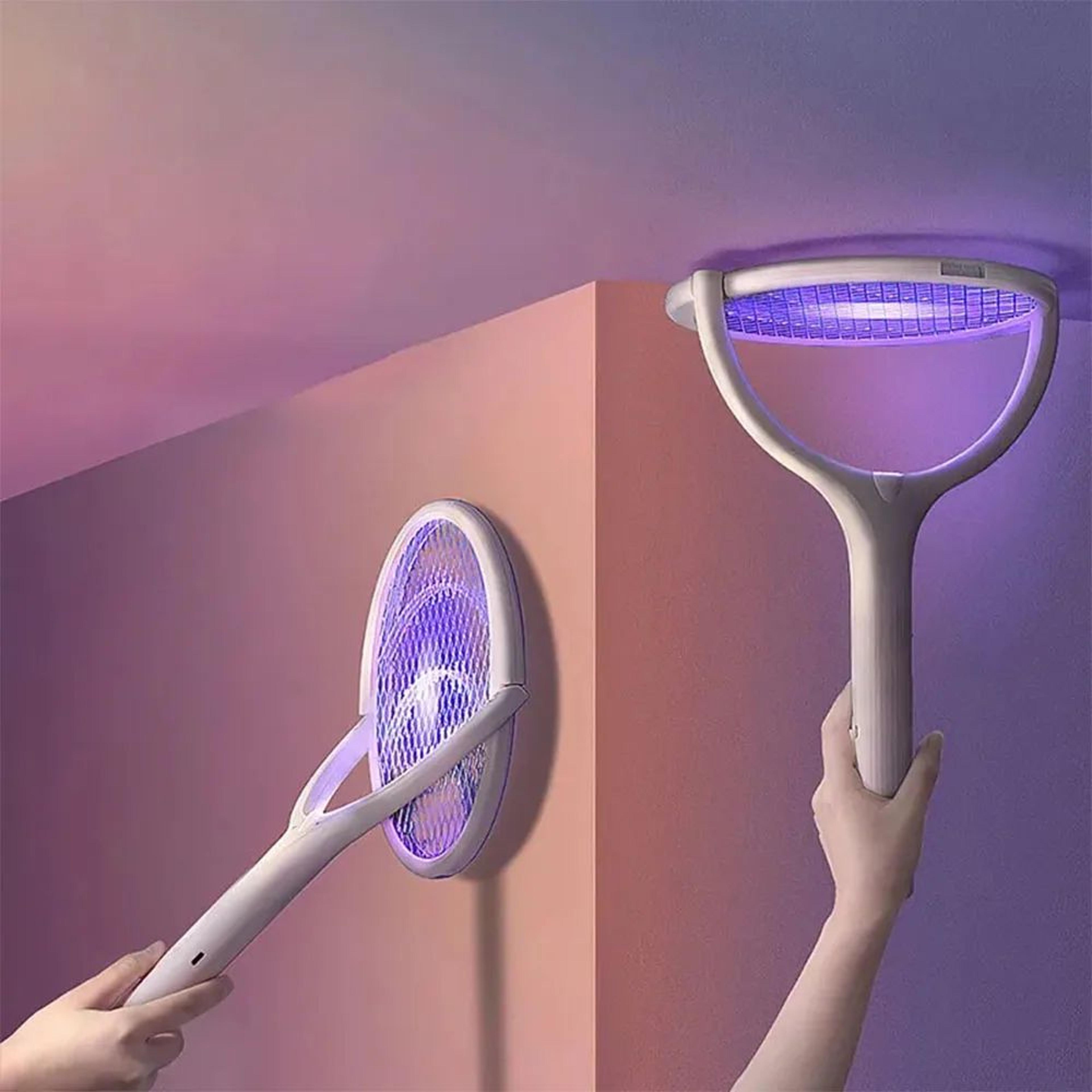 90° rotatable usb rechargeable mosquito killer lamp – uv bug zapper & electric fly swatter