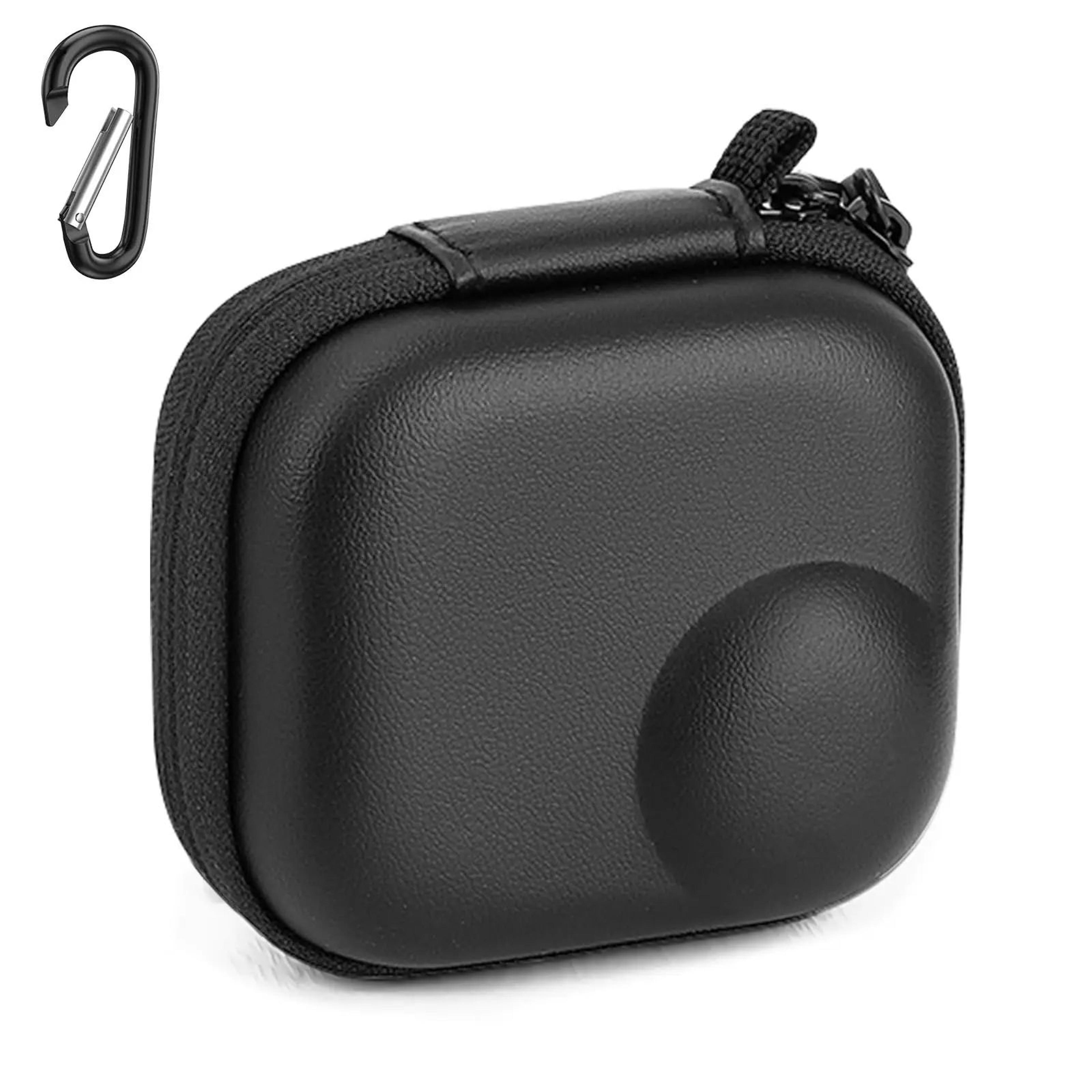 portable carrying case for dji osmo nano – protective camera storage pouch with two-way zipper & carabiner clip