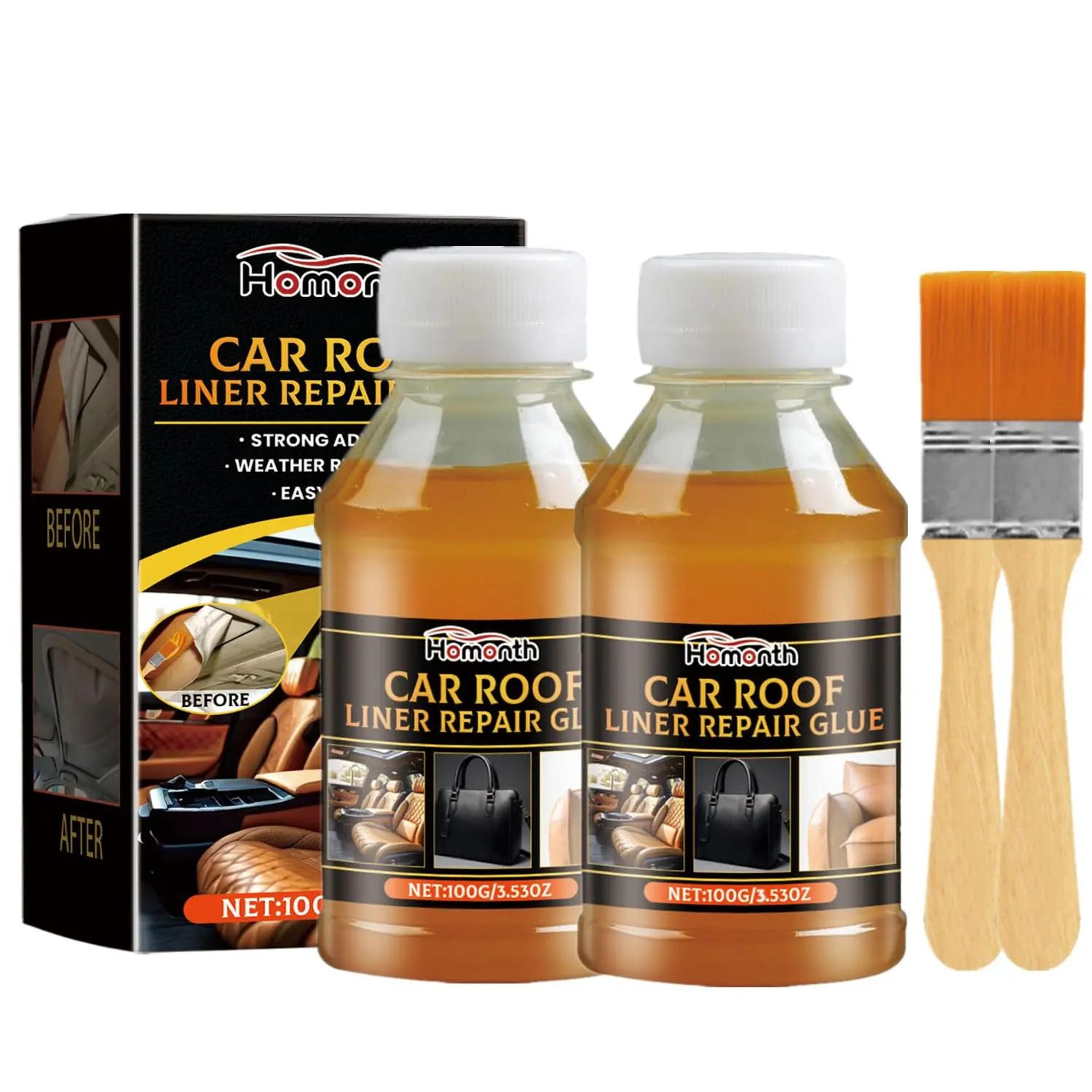 car headliner repair adhesive – strong fabric & upholstery glue for roof liner, leather, foam & automotive interior repa