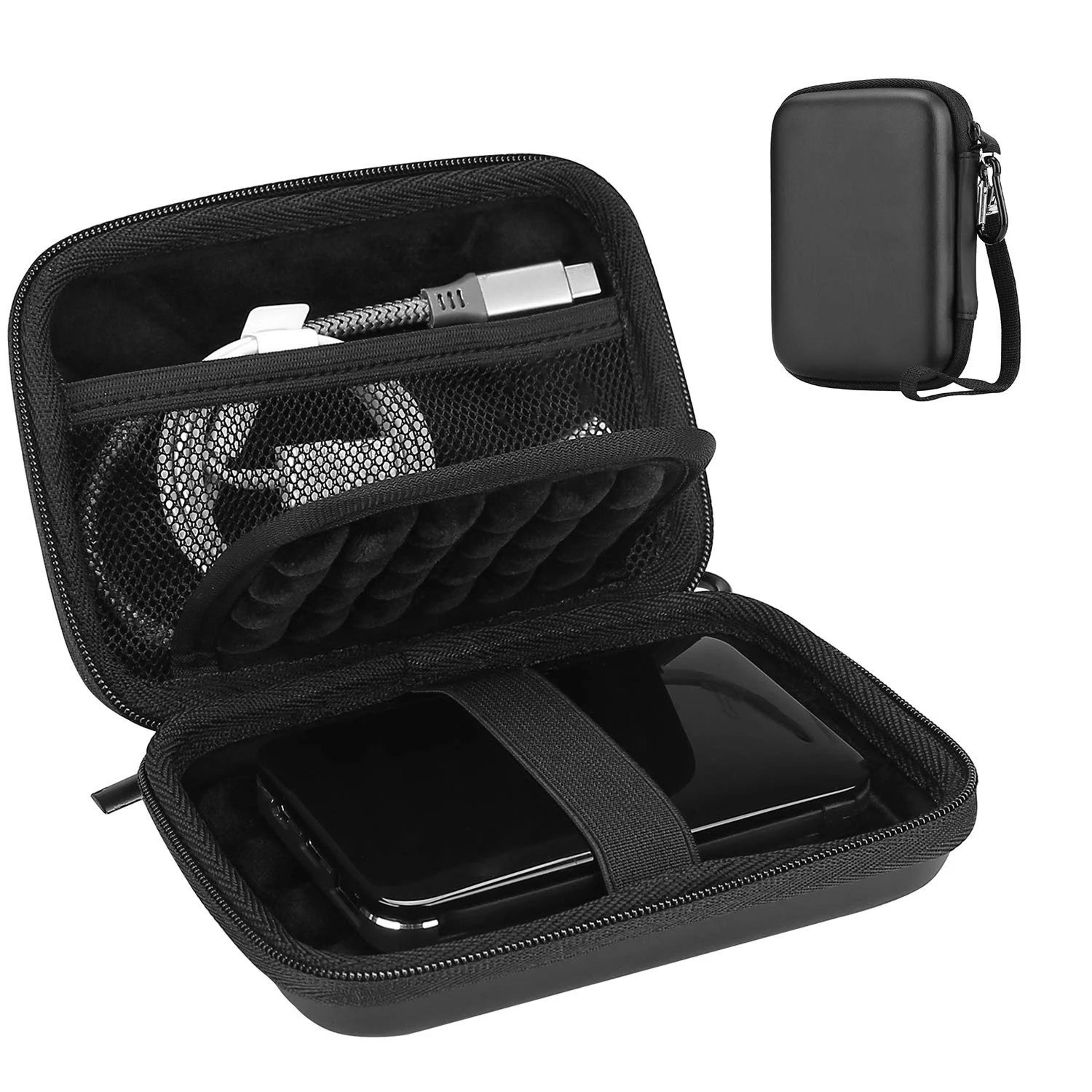 universal 2.5in external hard drive case – eva protective storage case for wd, seagate, toshiba, samsung t9 & more