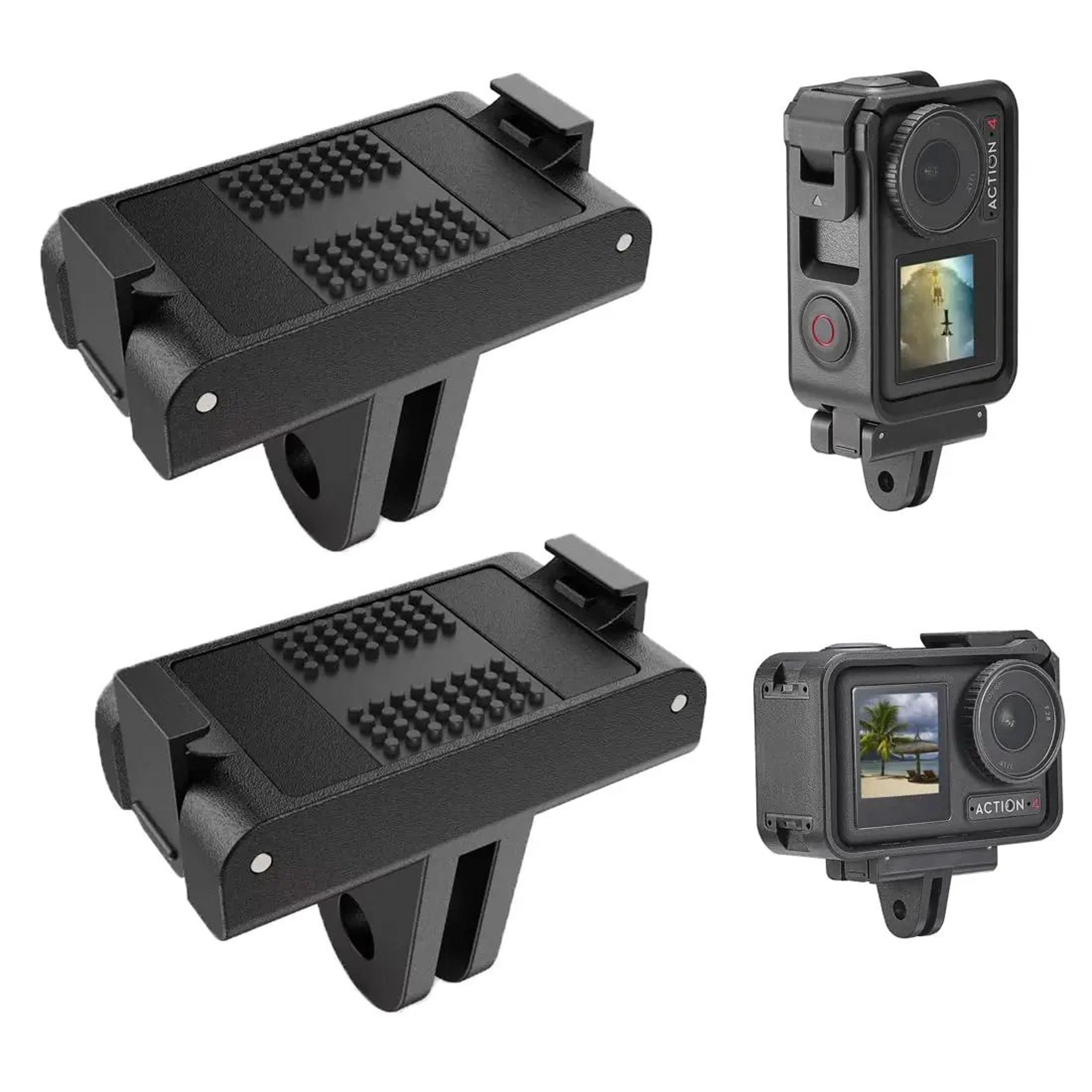magnetic quick-release adapter mount base for dji osmo action 5 pro/4/3 & osmo 360 – extension bracket accessory
