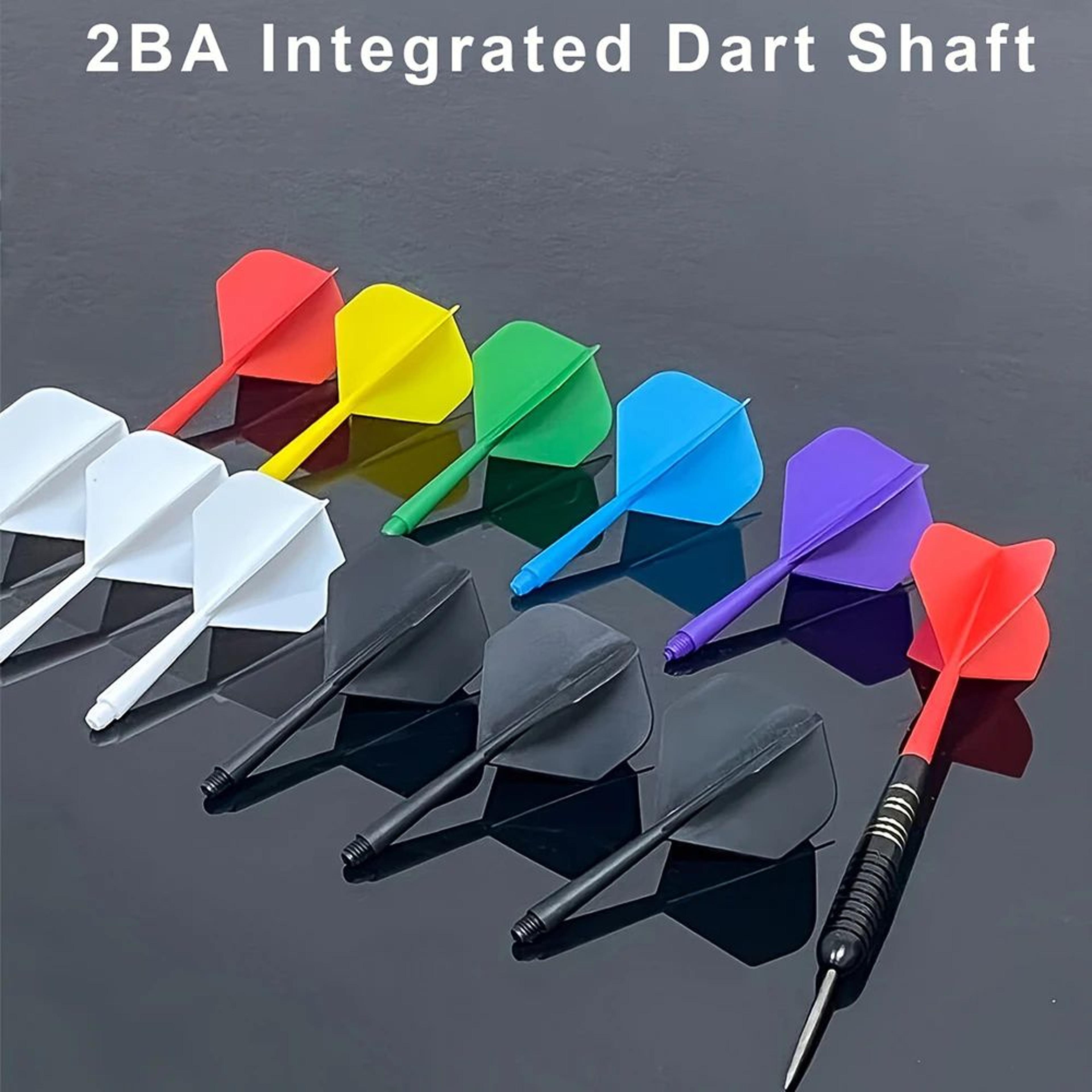 3pcs 2ba integrated plastic dart shaft set – high-strength anti-fall durable dart accessories