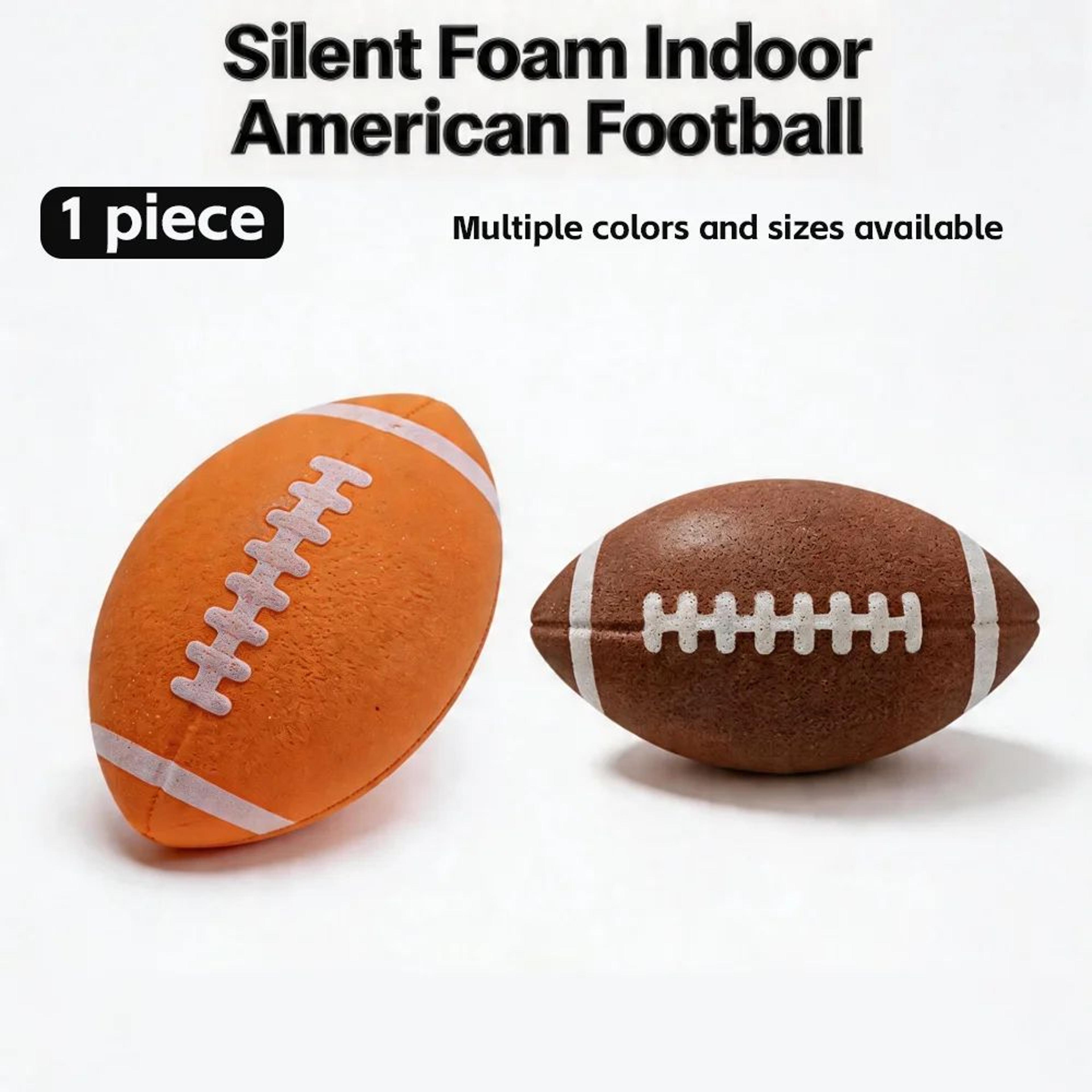 silent indoor foam american football – soft no-inflation rugby ball for kids, safe quiet play toy