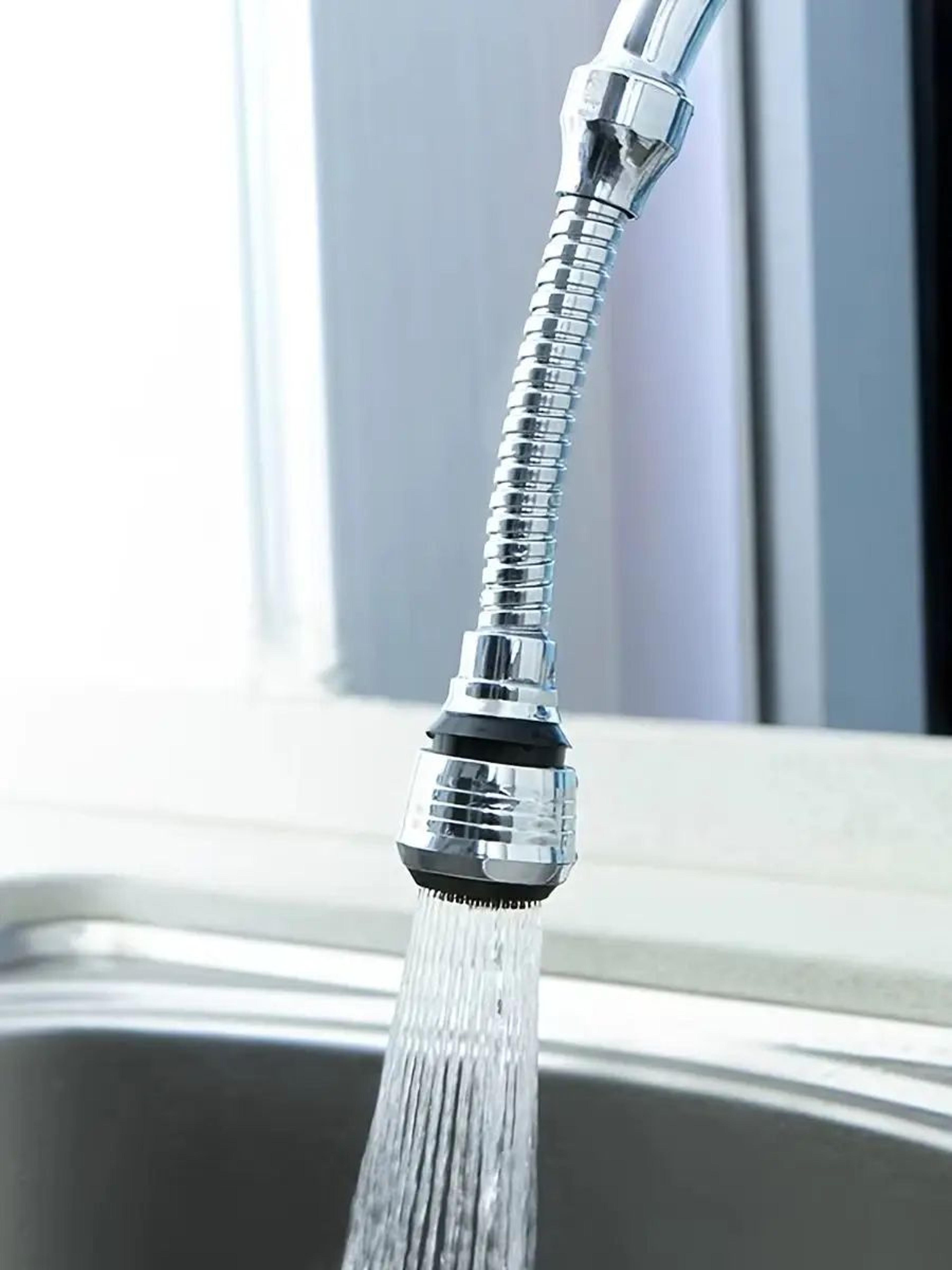360° rotating faucet extender – universal anti-splash kitchen faucet aerator, water saving swivel spray nozzle adapter