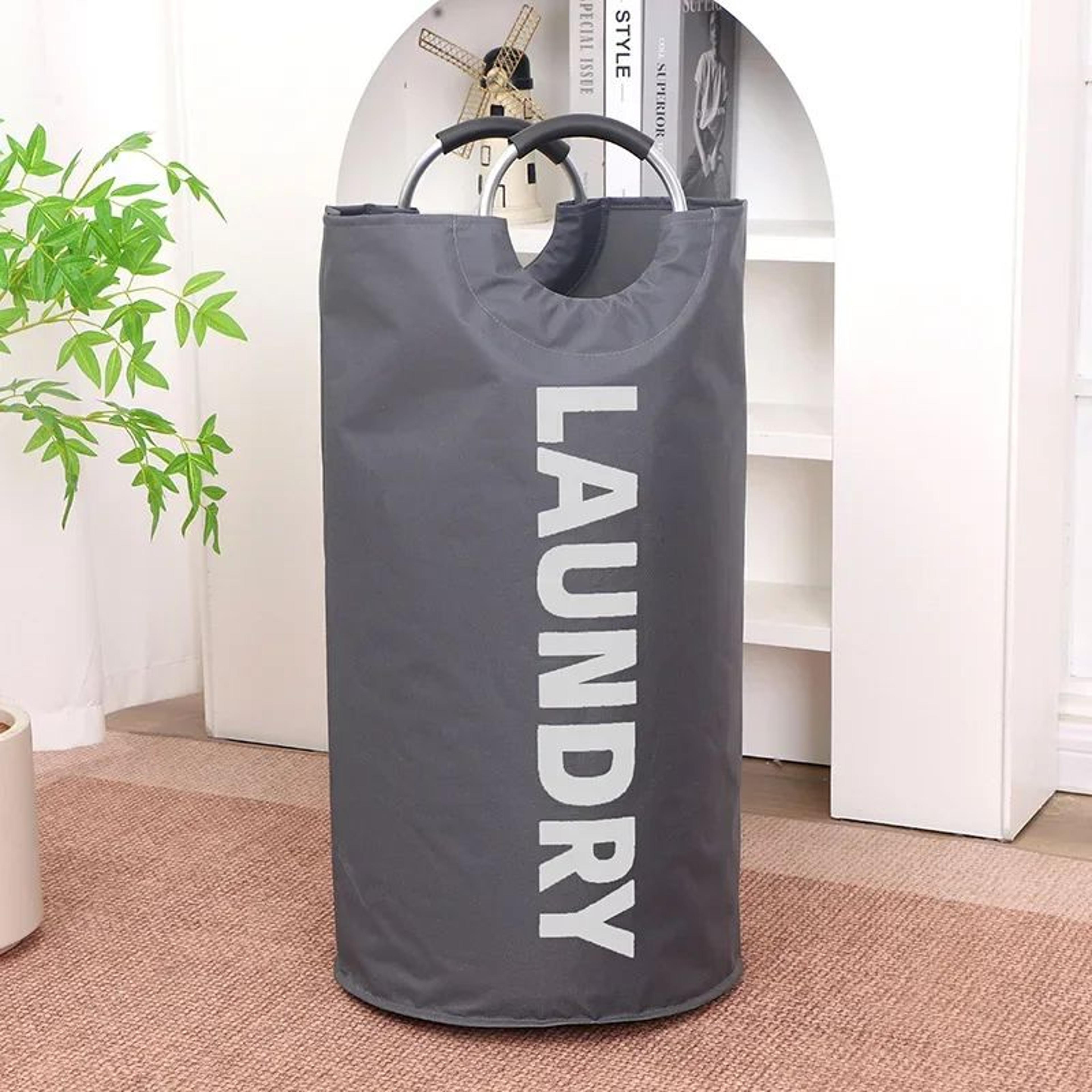 large oxford cloth laundry basket – foldable dirty clothes hamper with large capacity storage
