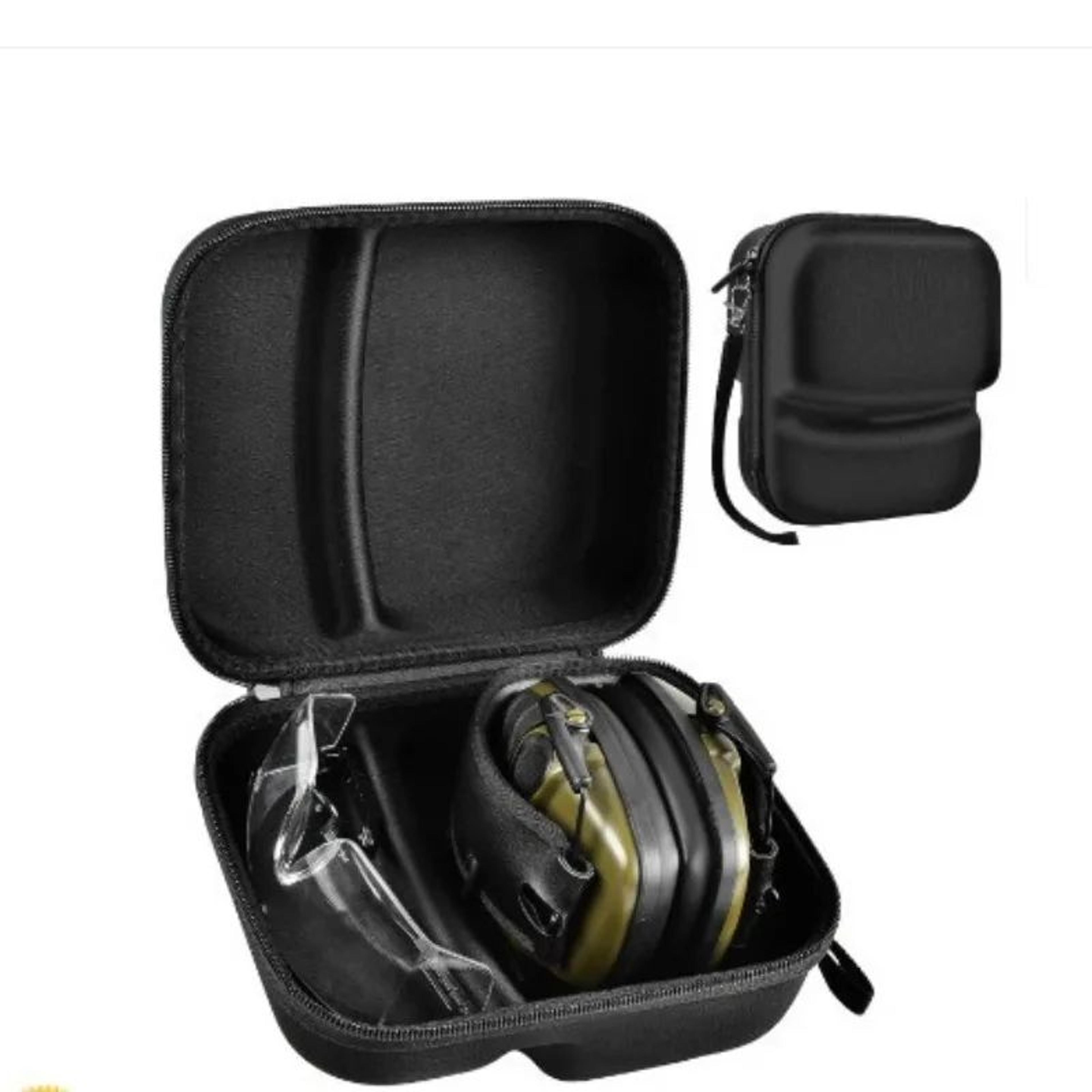 zohan protective carrying case for howard leight impact earmuffs – waterproof dustproof headphone storage bag