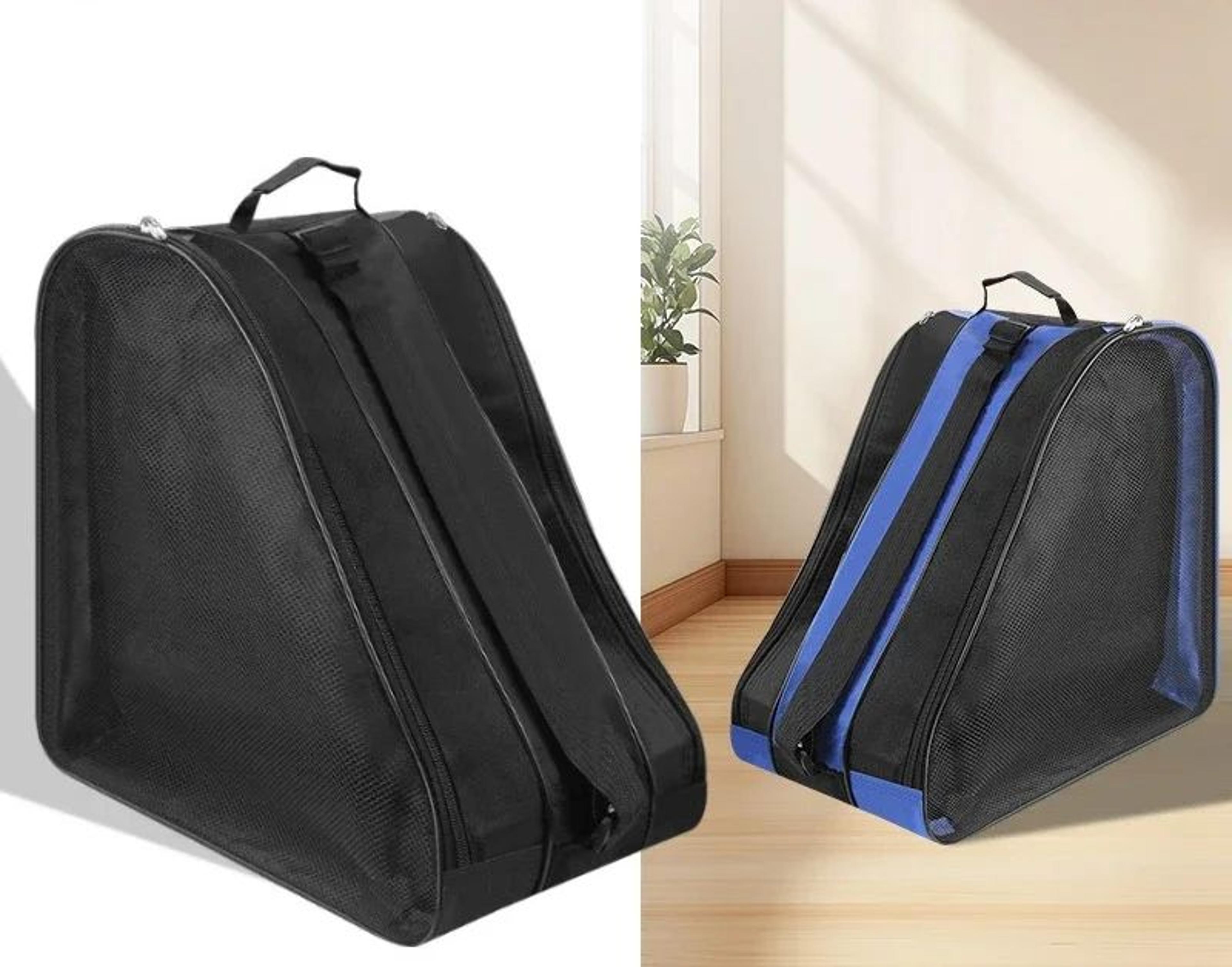 roller skate carry bag – durable shoulder storage bag for quad skates, inline skates, rollerblades & ice skates