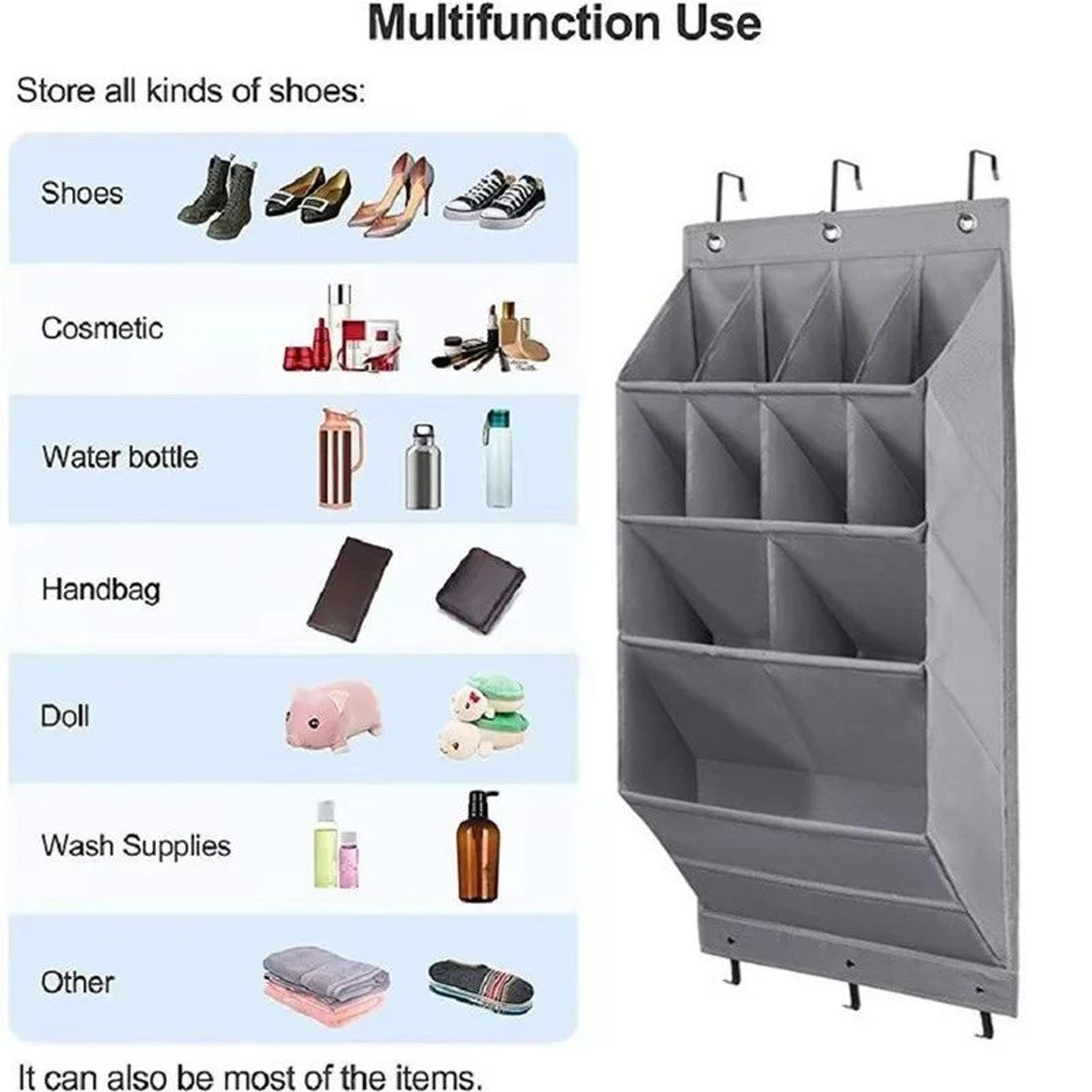 wall-mounted hanging storage organizer – multi-layer non-woven fabric pocket bag for bedroom, bathroom & closet