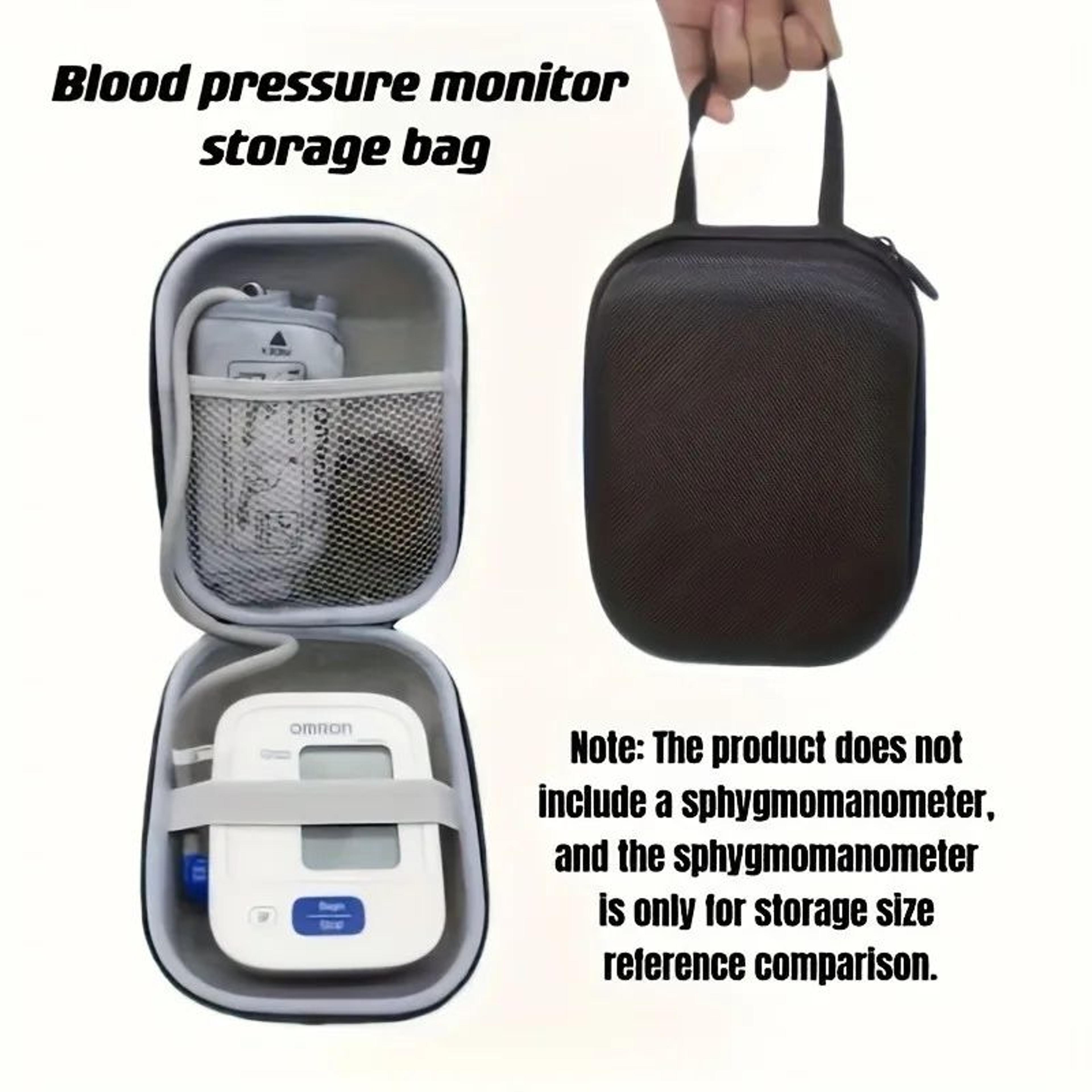 portable blood pressure monitor storage case – travel organizer bag for digital devices & sphygmomanometer