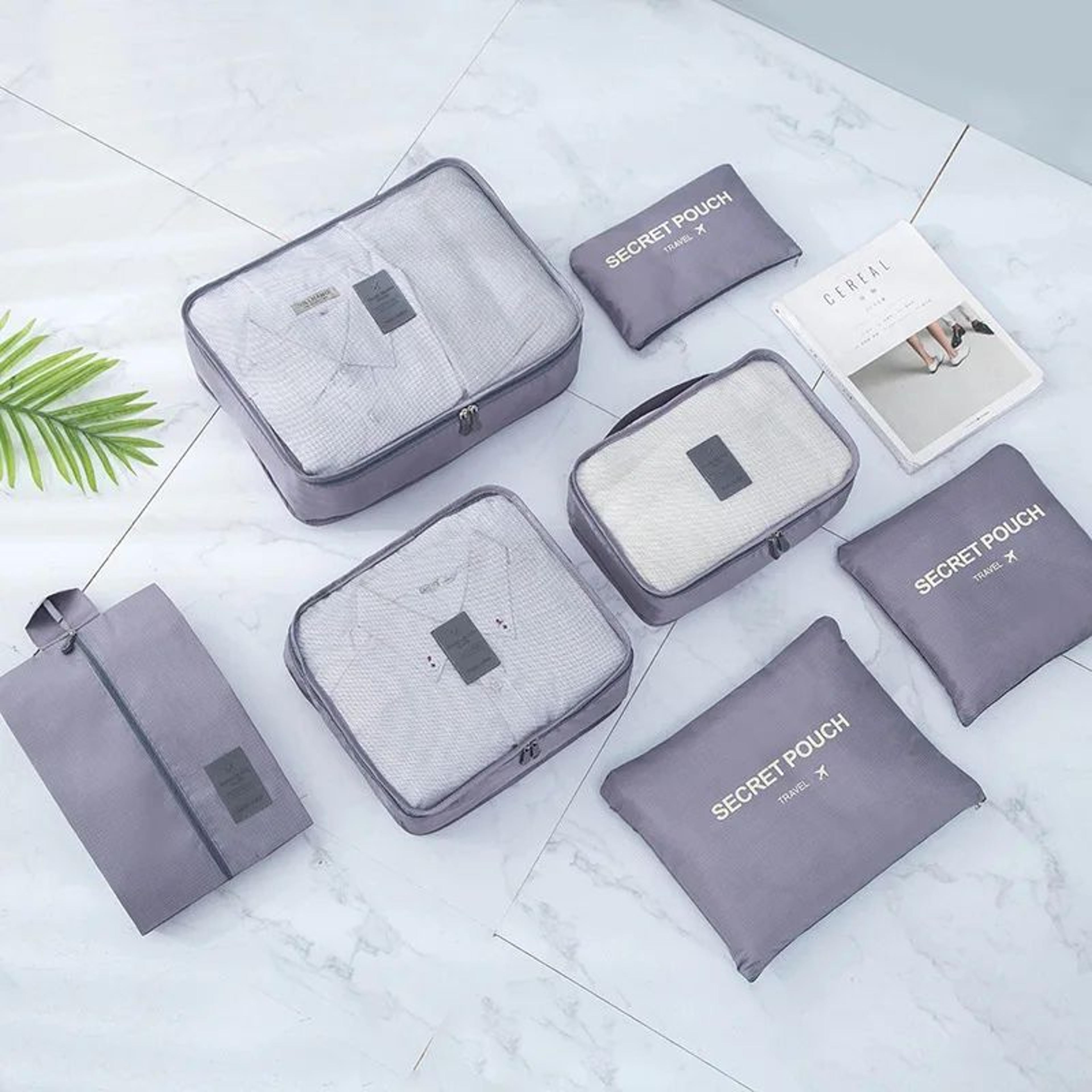7pcs ravel packing cubes set – large capacity luggage organizer bags for clothes, shoes & suitcase storage