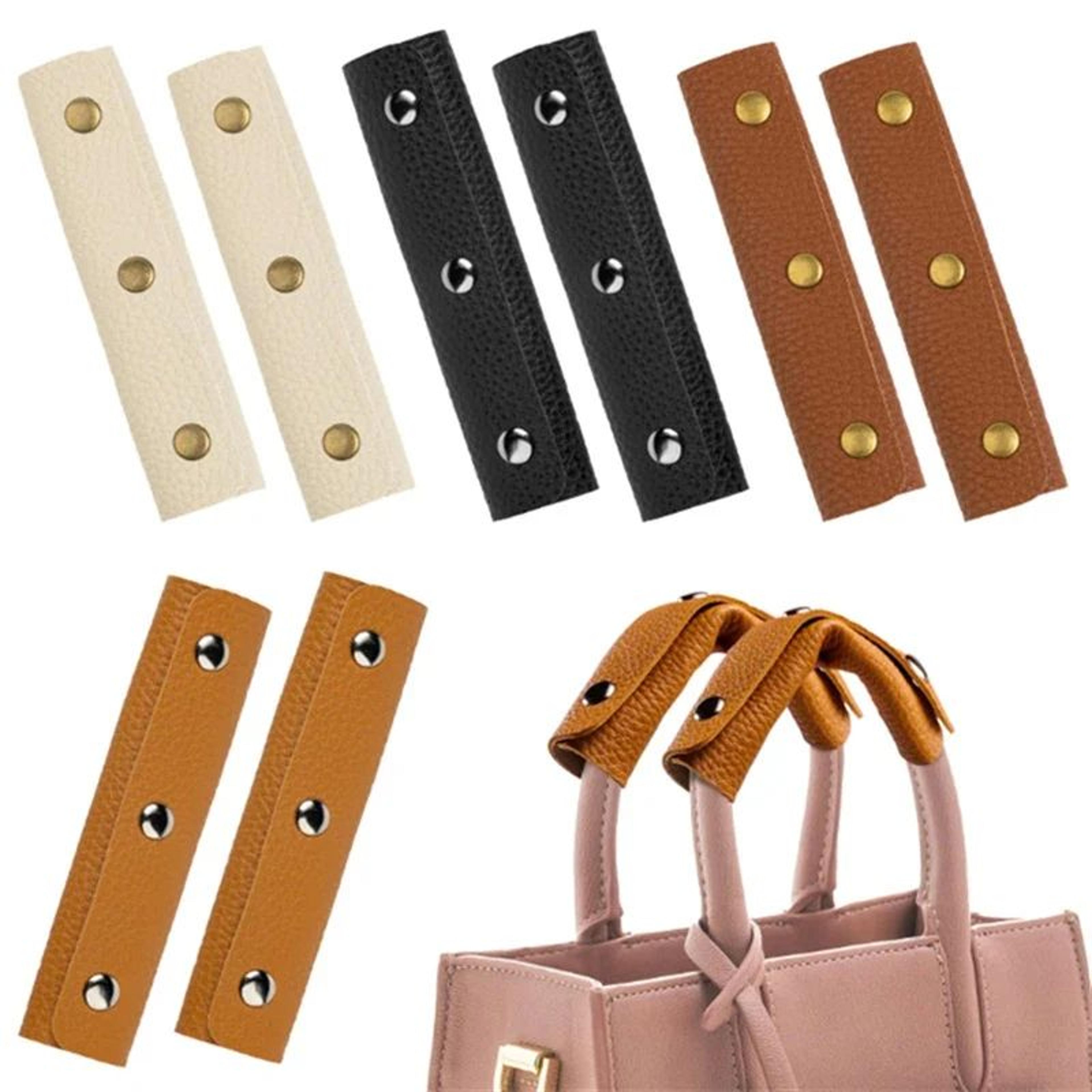 soft leather luggage handle wrap – suitcase grip cover, shoulder strap pad & travel handle protector