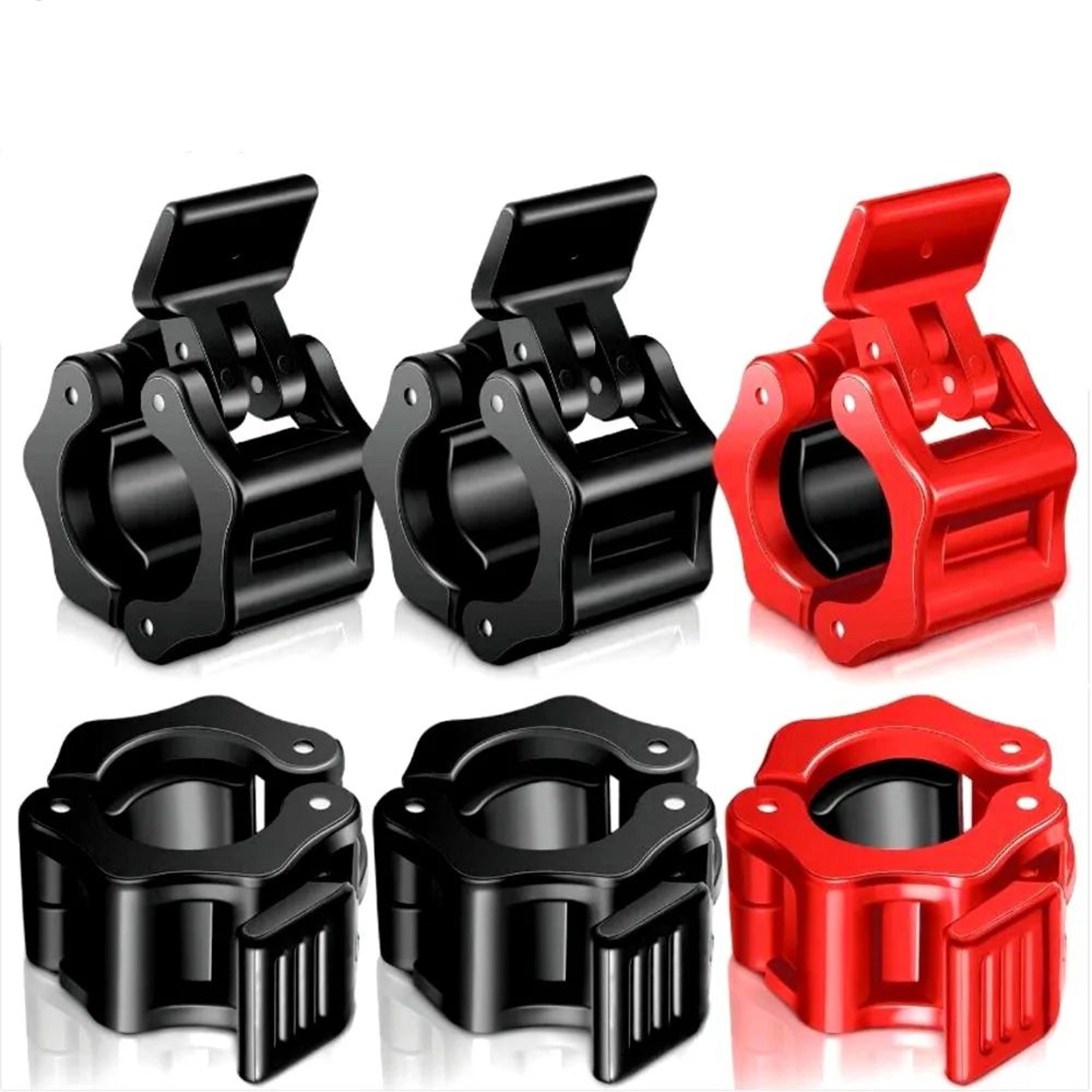 2pcs quick release barbell clamps – abs weight bar lock collars for 25 mm, 28 mm & 30 mm barbells