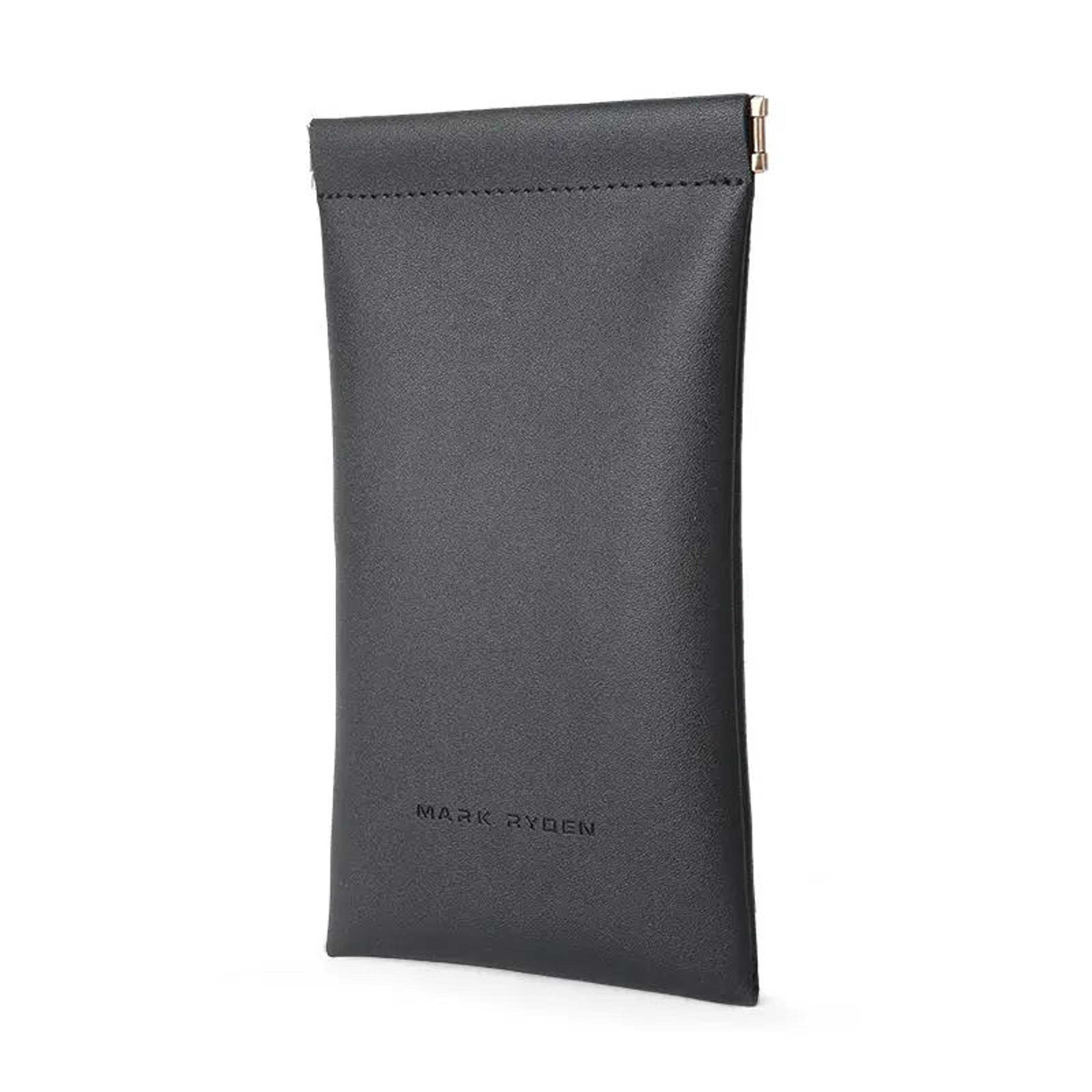 mark ryden soft pu leather glasses case – sunglasses & reading glasses protective storage pouch