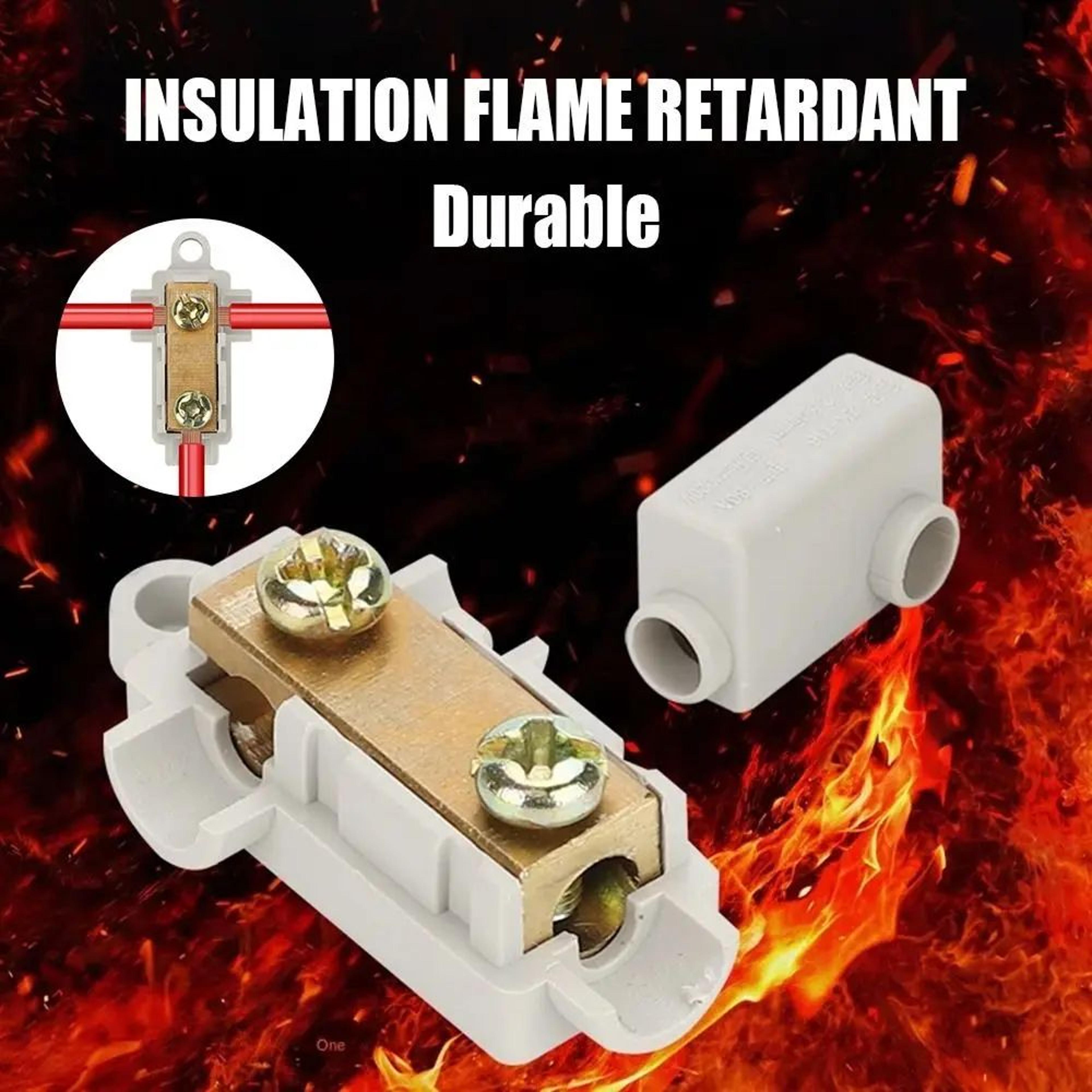 40a t-type branch wiring terminal block – quick wire connector splitter junction box for electrical cables