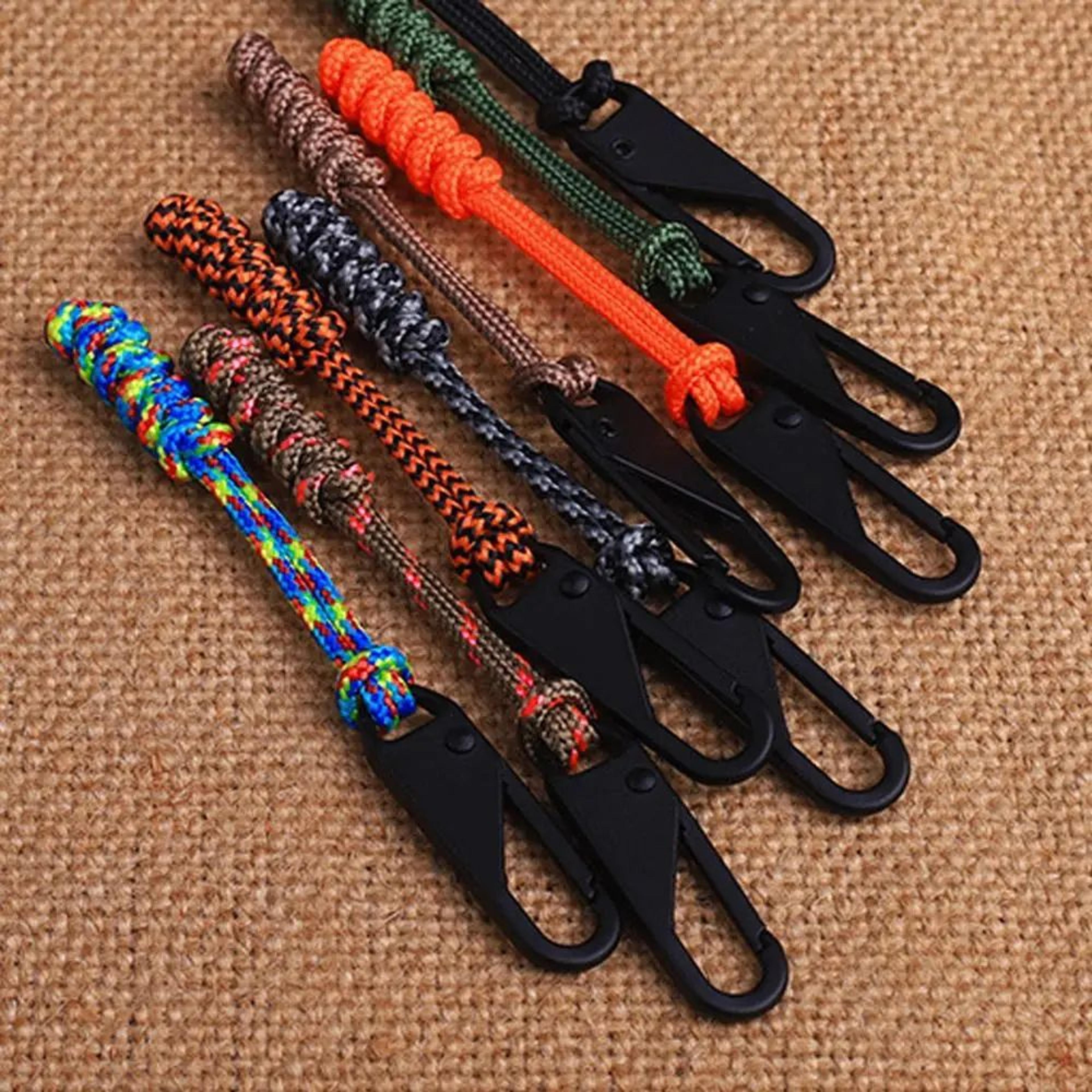 detachable zipper puller replacement – durable rope zipper pull tab for backpacks, jackets, luggage & outdoor gear