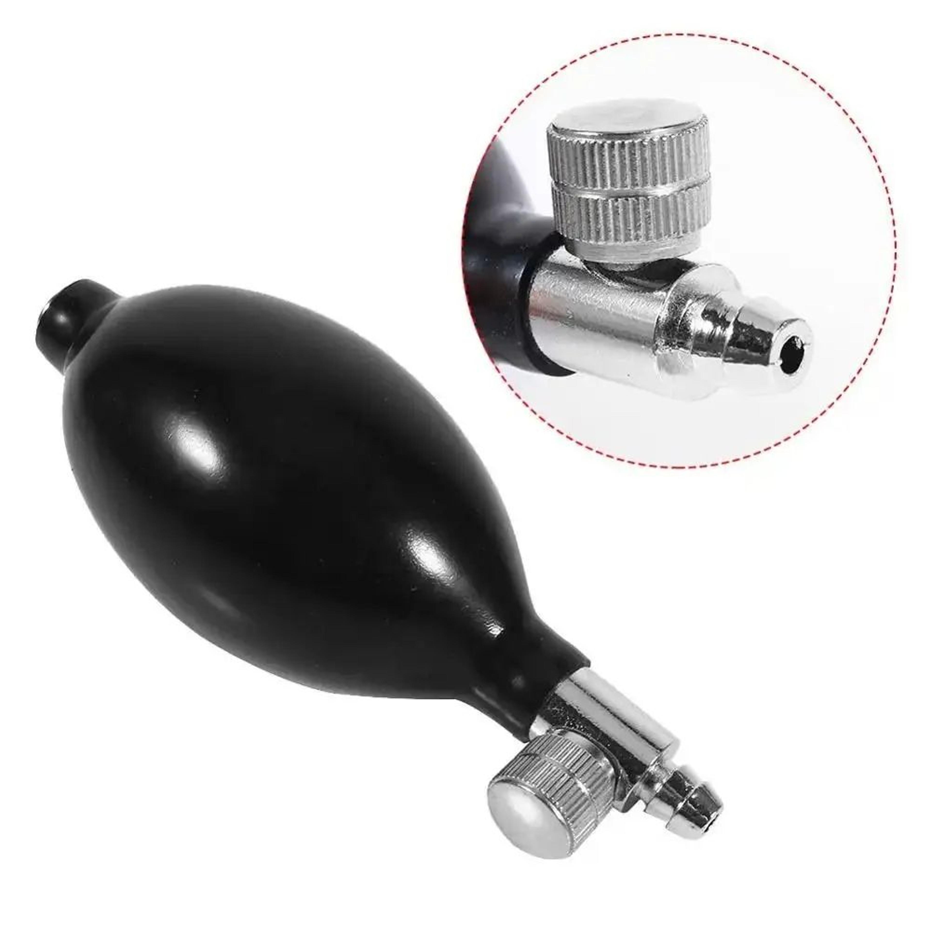 manual blood pressure inflation bulb – latex hand squeeze pump with twist air release for sphygmomanometer & air devices