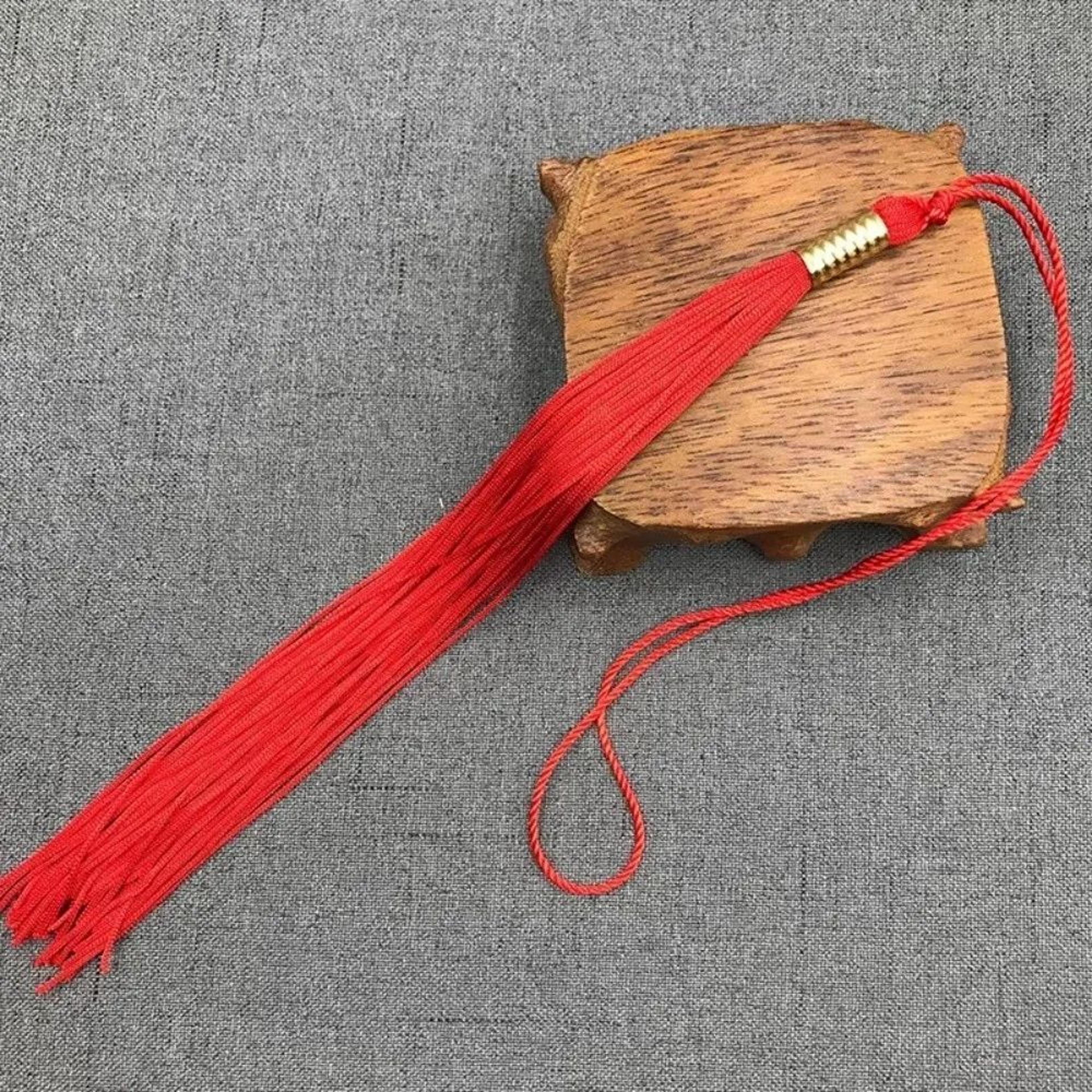 golden graduation tassel – long fringe academic cap pendant with hanging rope for graduation party & diy keepsakes