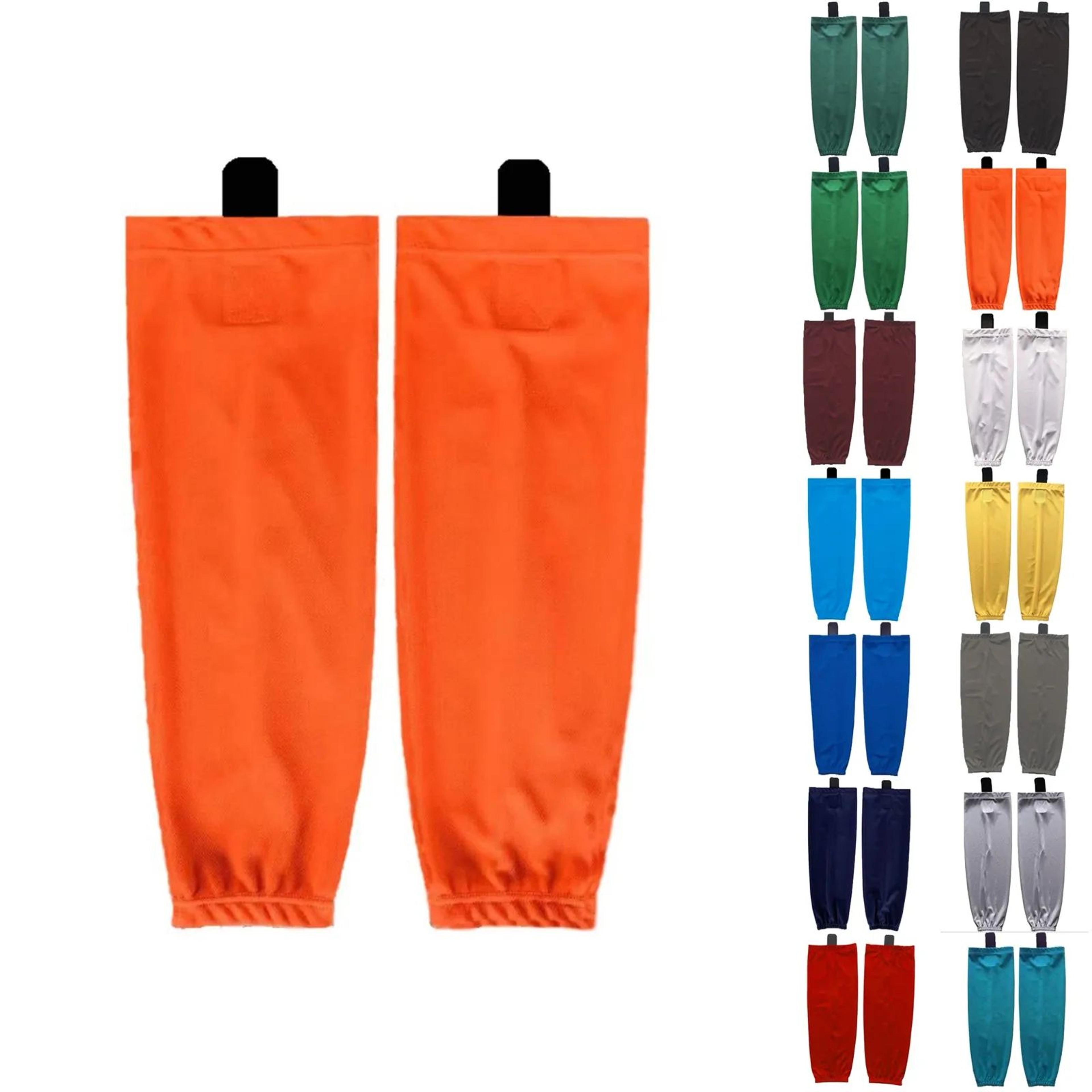 solid color ice hockey socks – breathable polyester training leggings & sports stockings for hockey players