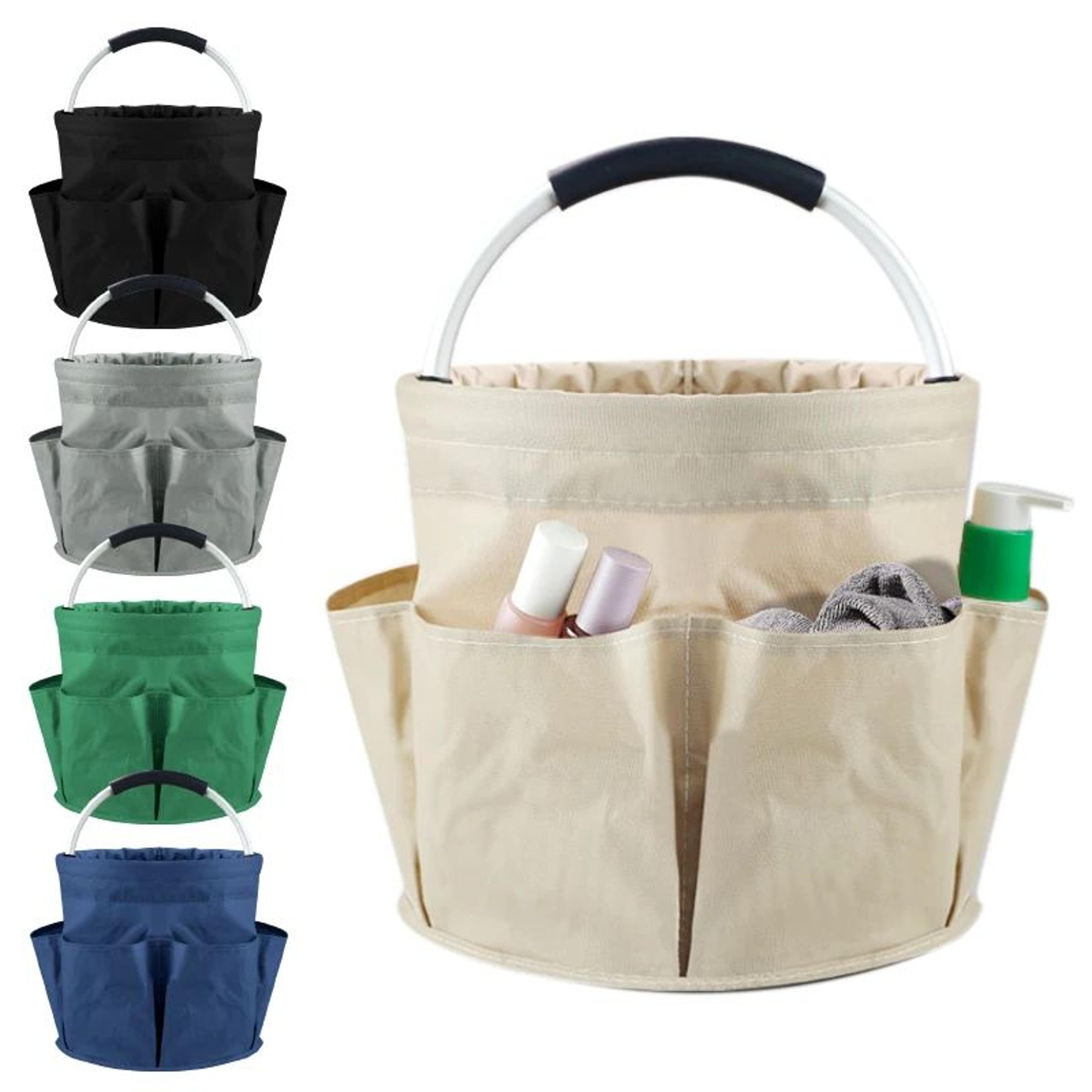 portable garden tool storage basket – large capacity multi-pocket folding outdoor picnic beach carry bag