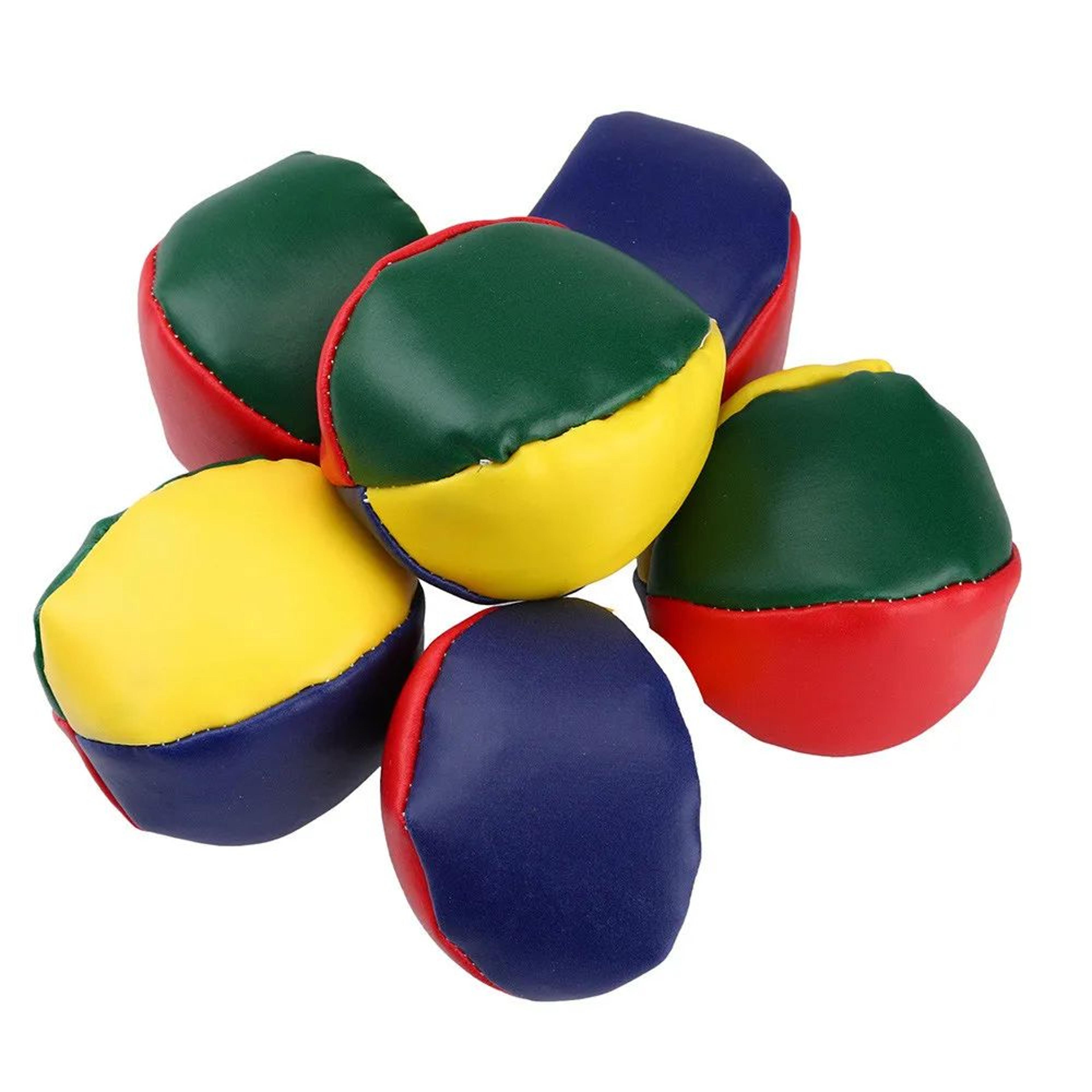 5pcs soft juggling balls – beginner mini juggle ball set for kids & adults, coordination, practice & stress relief