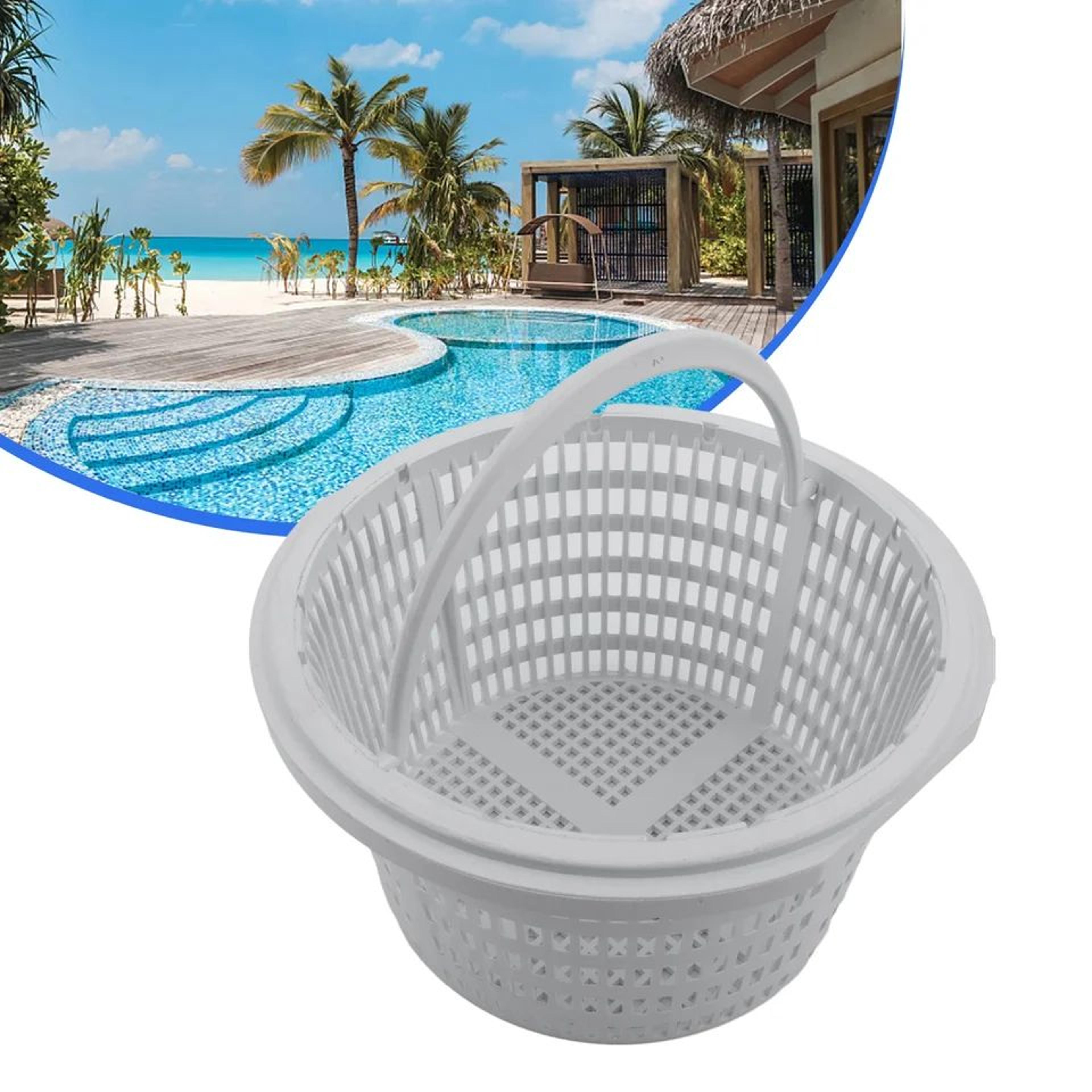 1pc pool skimmer basket – replacement filter basket with handle for hayward spx1091c sp1091lx sp1091wm above ground pool