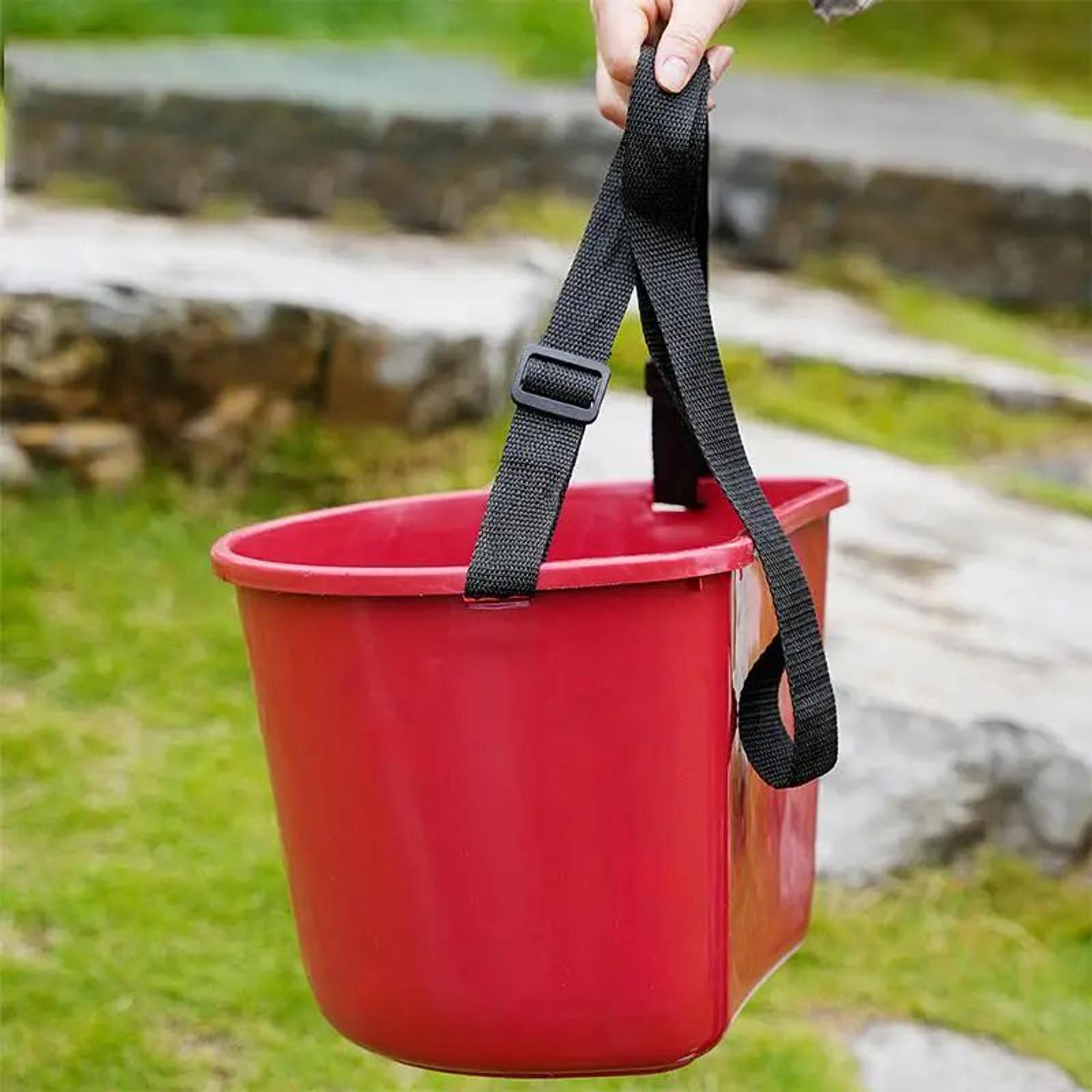 ergonomic fruit picking bucket – multifunctional harvest carrier & fertilizer holder for farm, garden and outdoor use