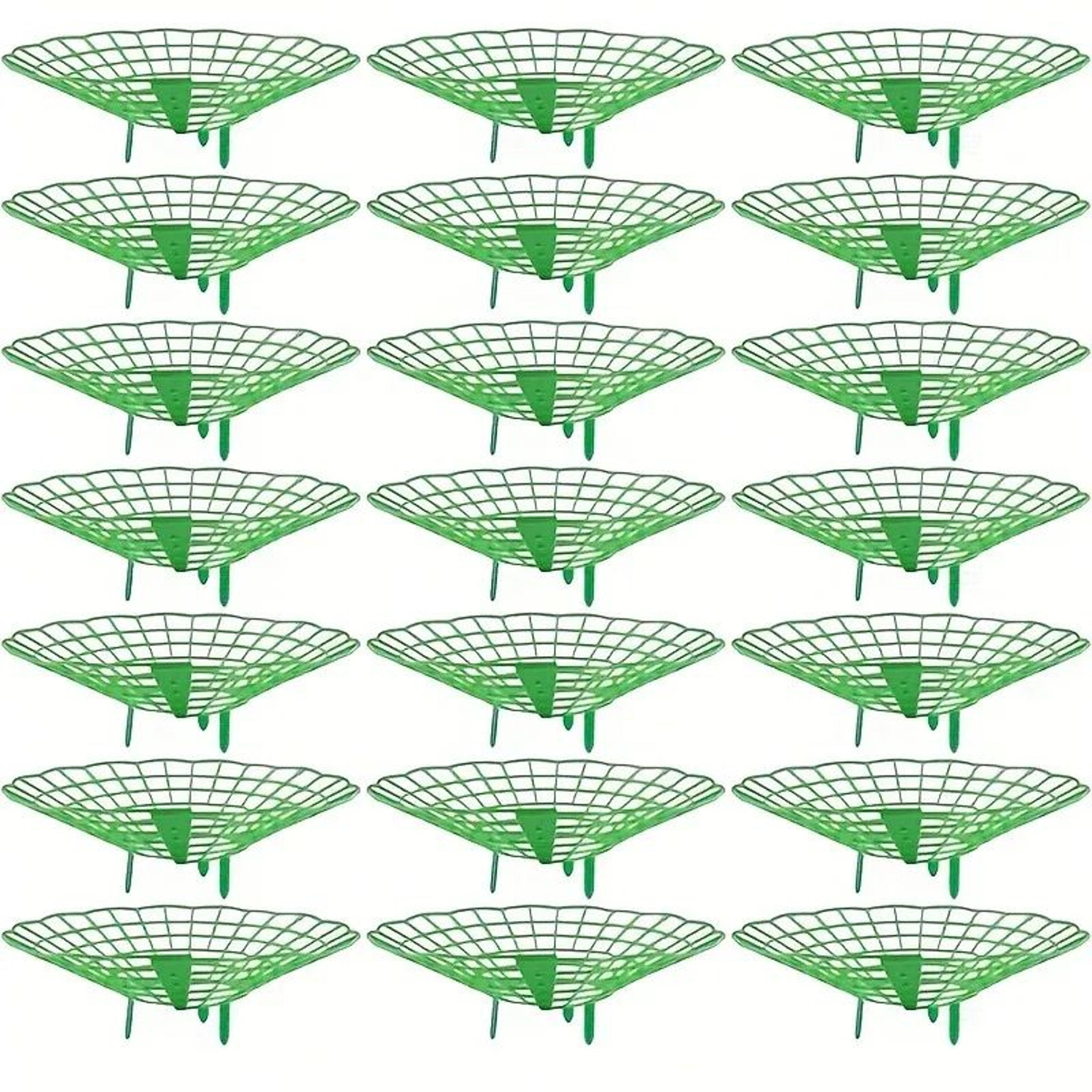 10pcs strawberry plant support racks – 3-legged plastic fruit protector stands for watermelon, garden & growing plants