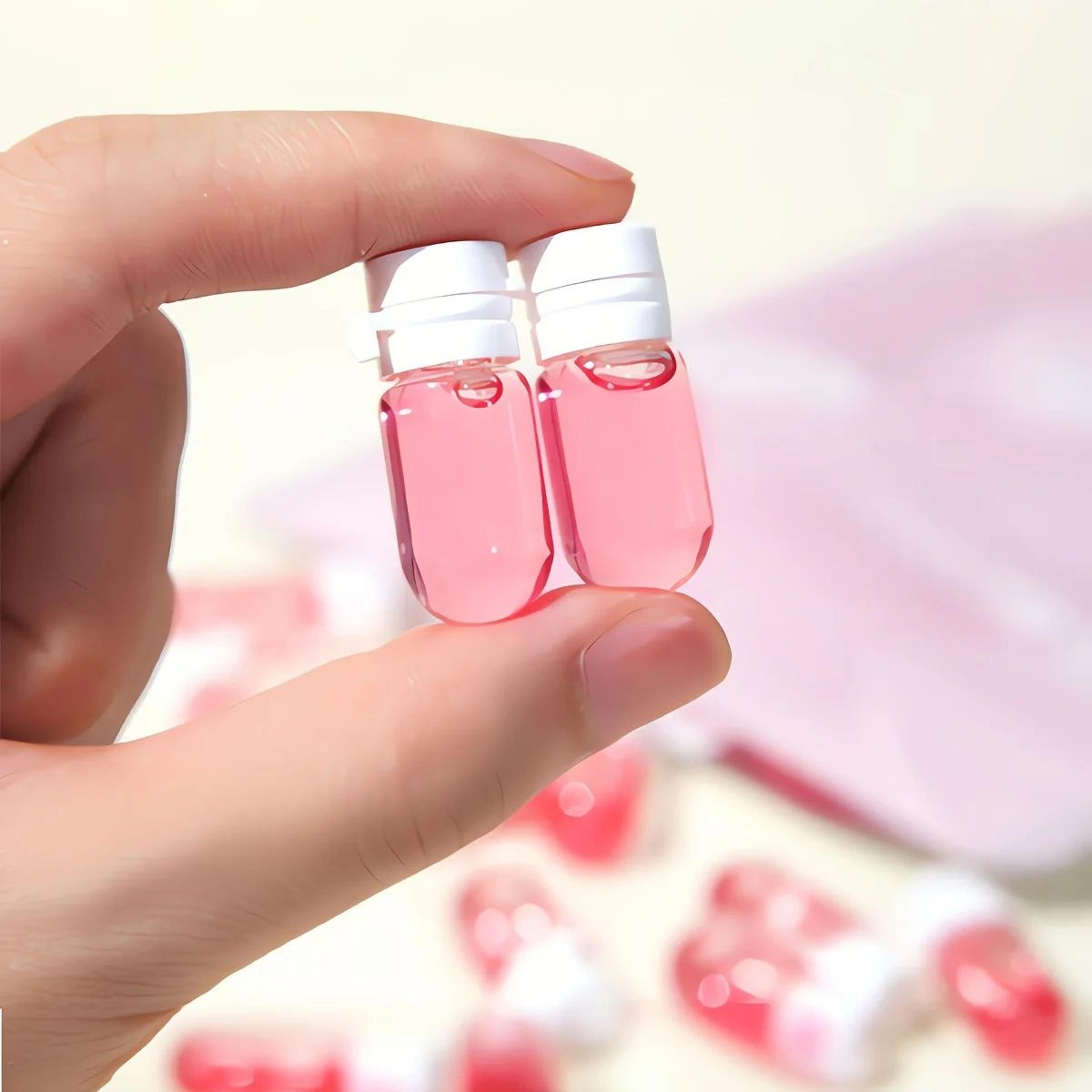 10pcs clear travel bottles – leak-proof portable flip-top dispensers for lotion, makeup remover, essence & toiletries