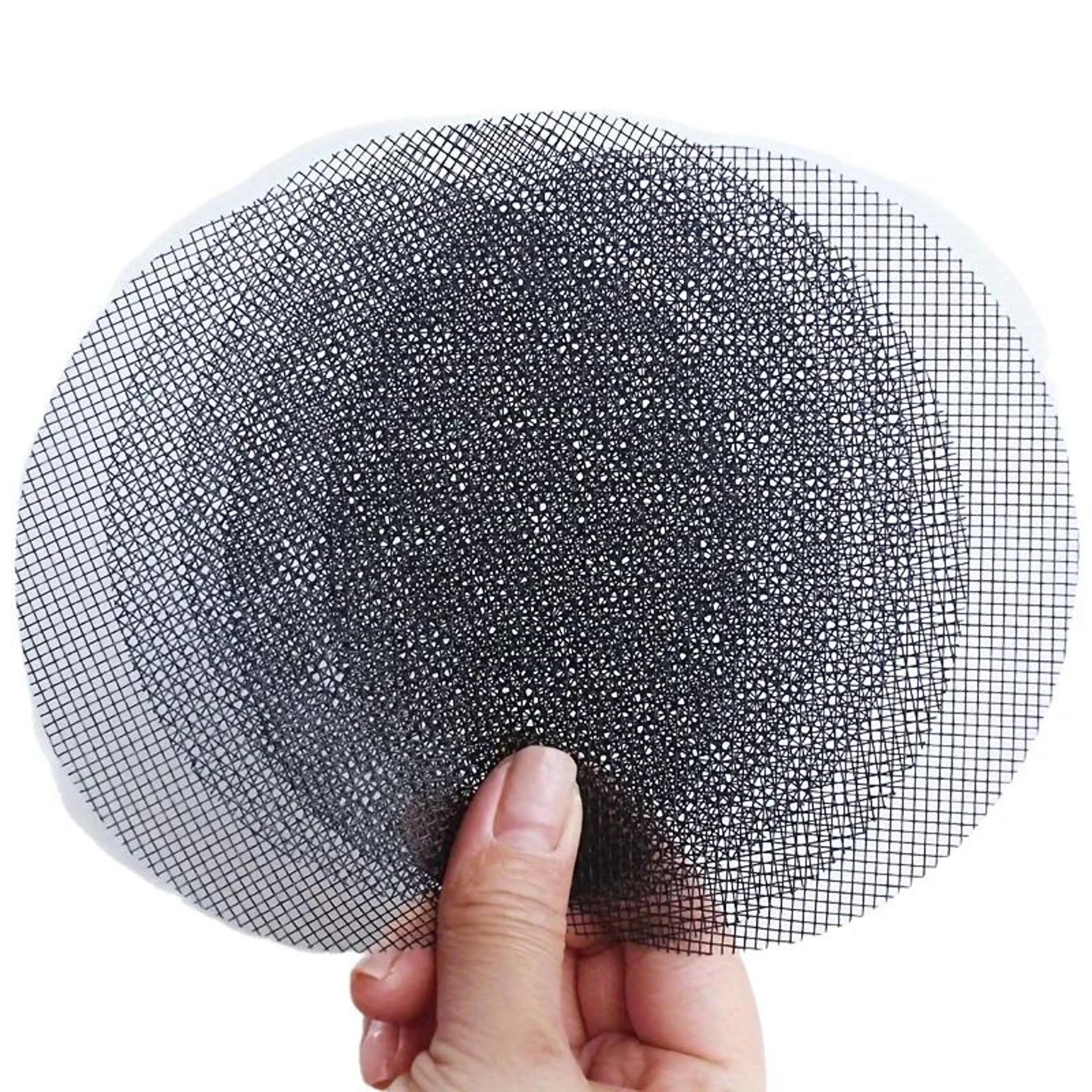 50pcs round flower pot drainage mesh pads – fiberglass soil loss prevention screens for bonsai, planters & gardening