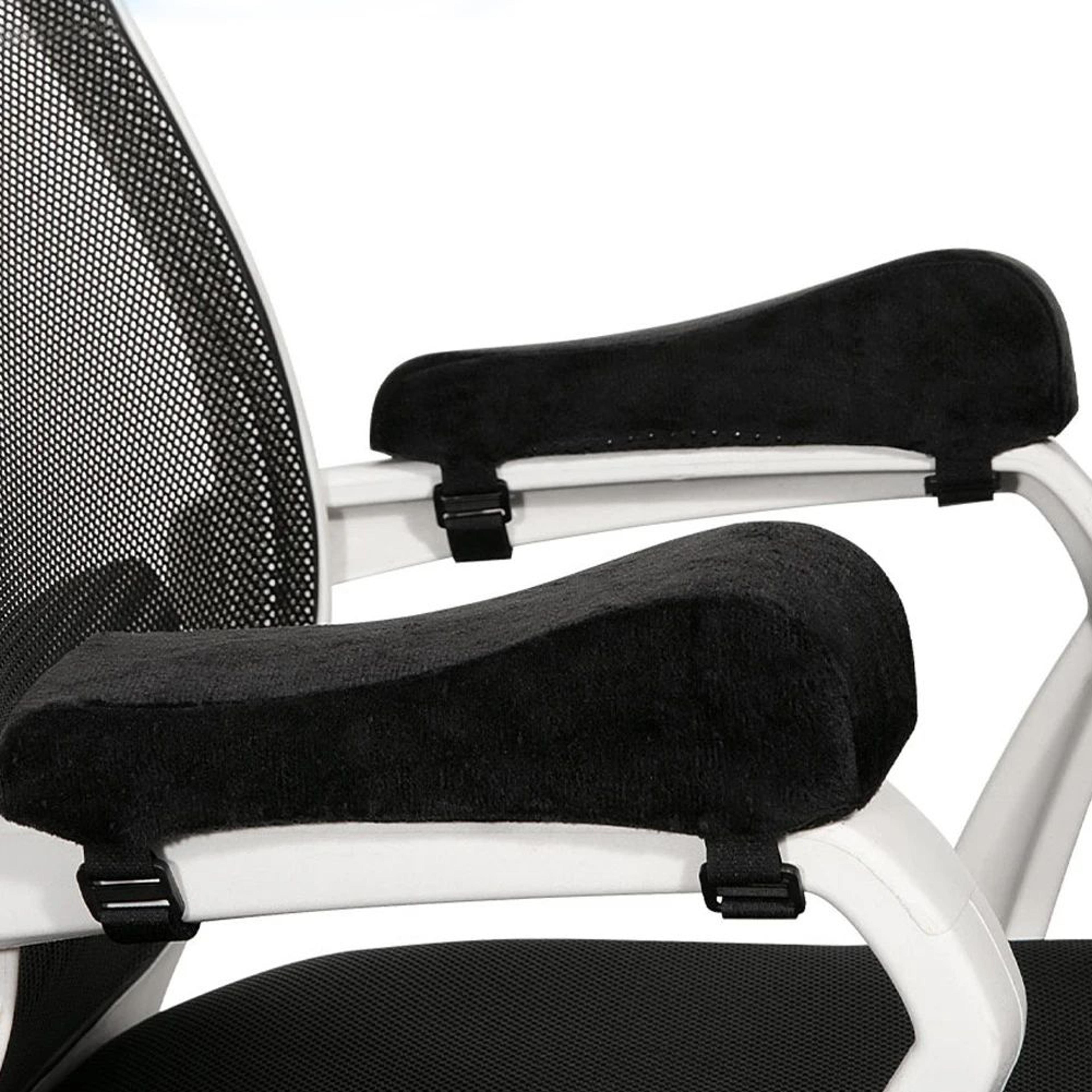 ergonomic chair armrest pads – memory foam elbow & forearm pressure relief cushions with universal office chair fit
