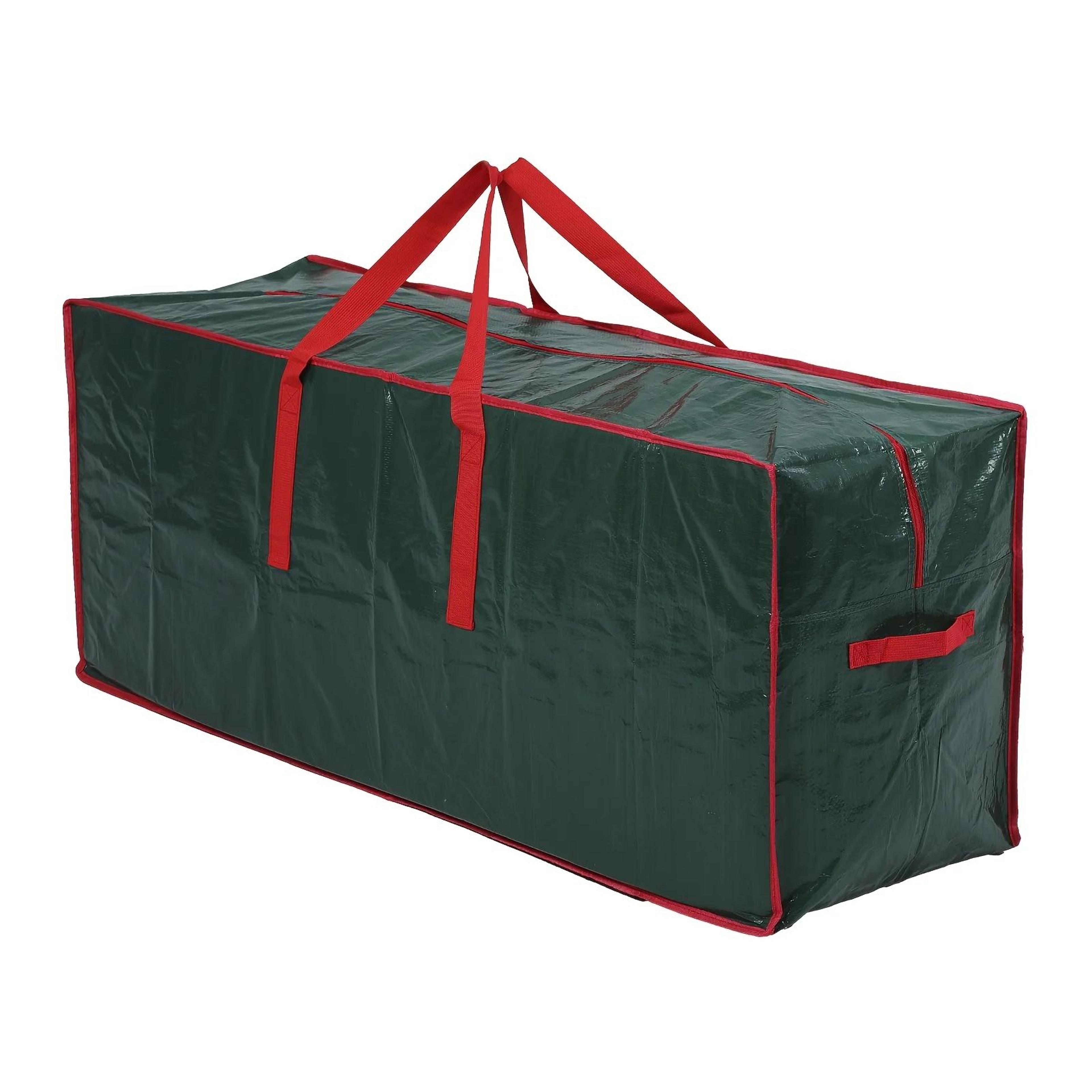 9 ft christmas tree storage bag – waterproof pvc holiday tree organizer with reinforced handles, dual zipper & dust prot