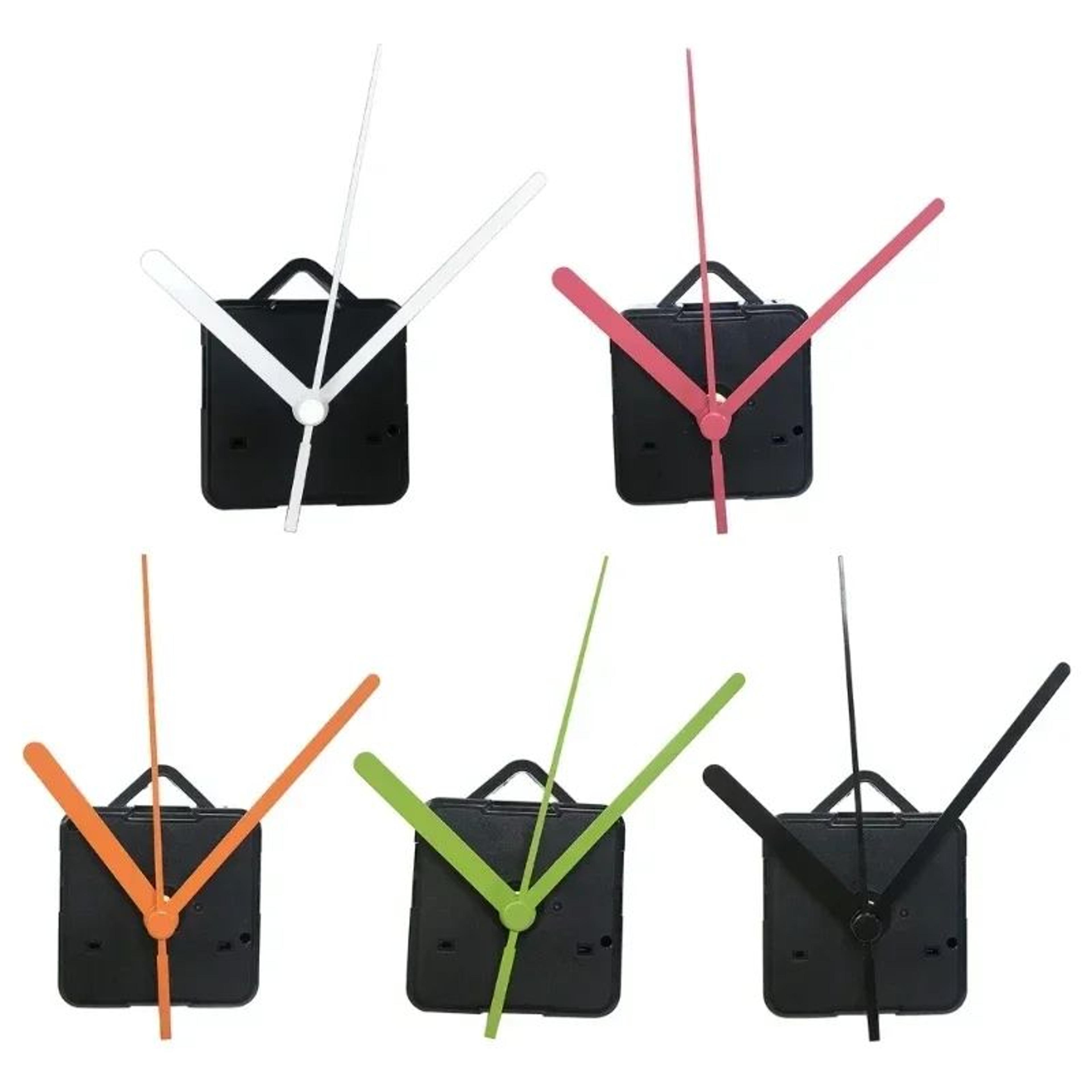 silent quartz clock movement kit – long shaft high torque non-ticking diy replacement mechanism with hands for repairs
