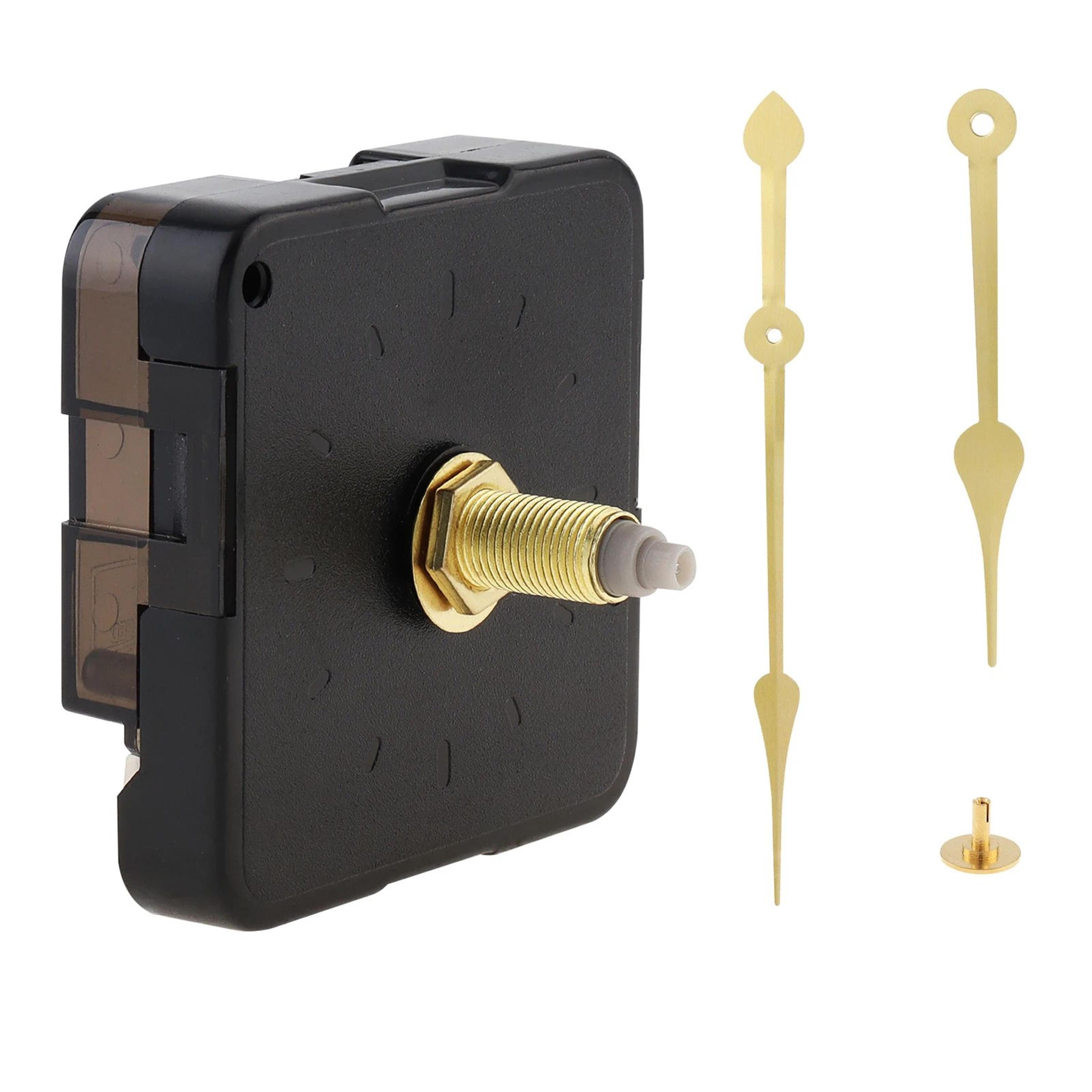 silent quartz wall clock movement – diy replacement mechanism with sweeping second hand & pointer repair kit