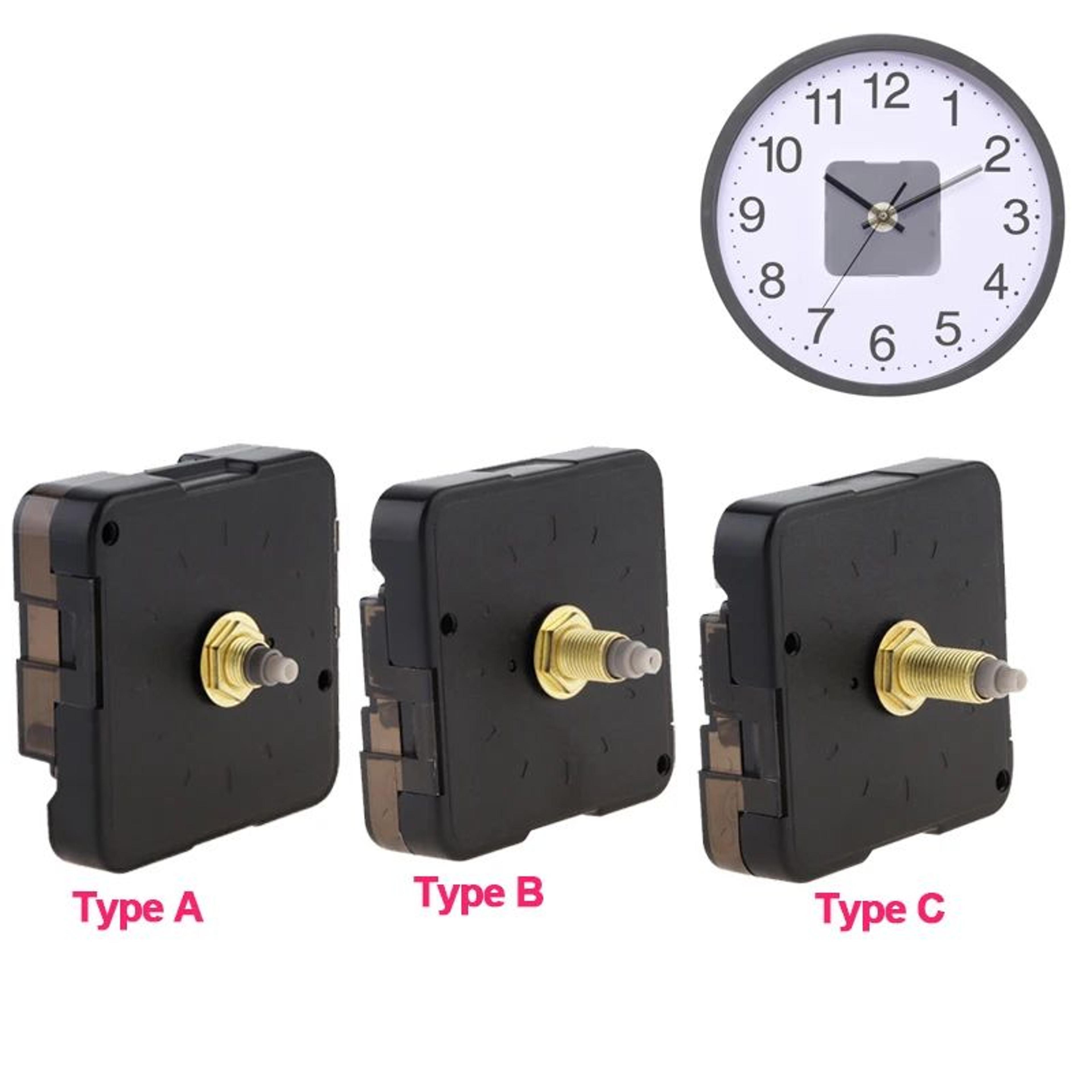 quartz wall clock movement replacement – battery operated diy repair mechanism parts for craft clocks & clock frames