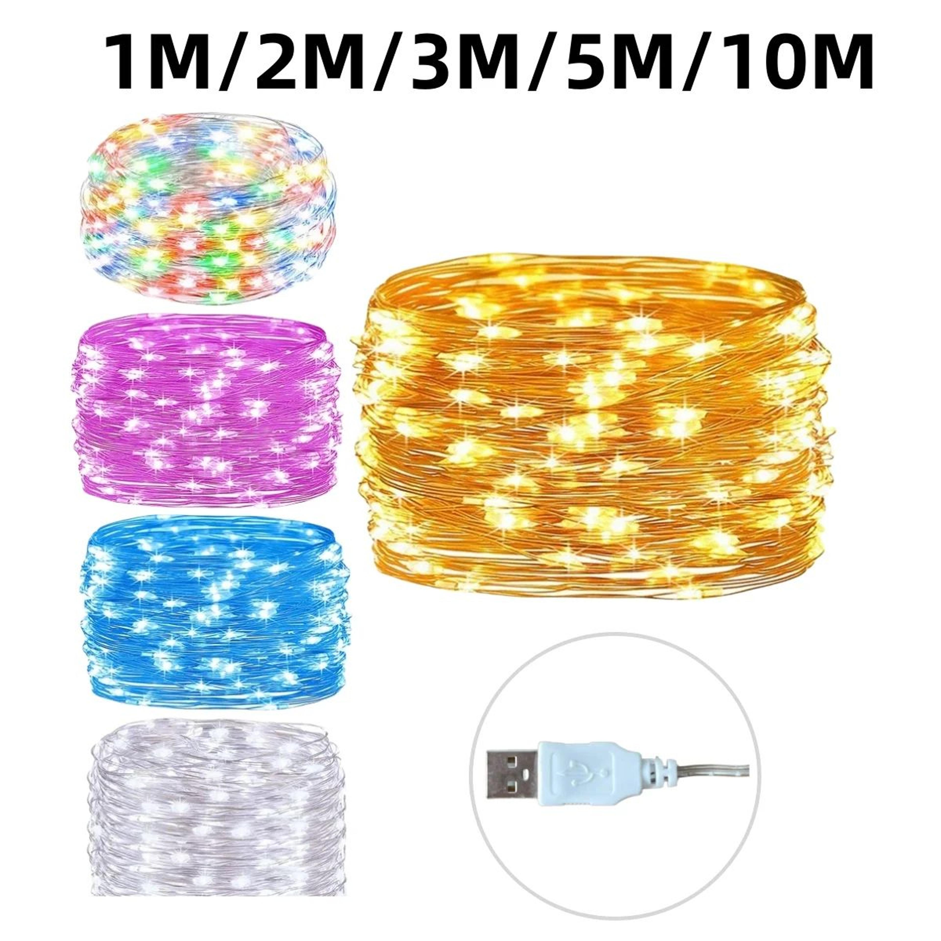 waterproof usb copper wire fairy lights – 5m/16.4ft or 10m/32.8ft led string lights for christmas weddings & parties