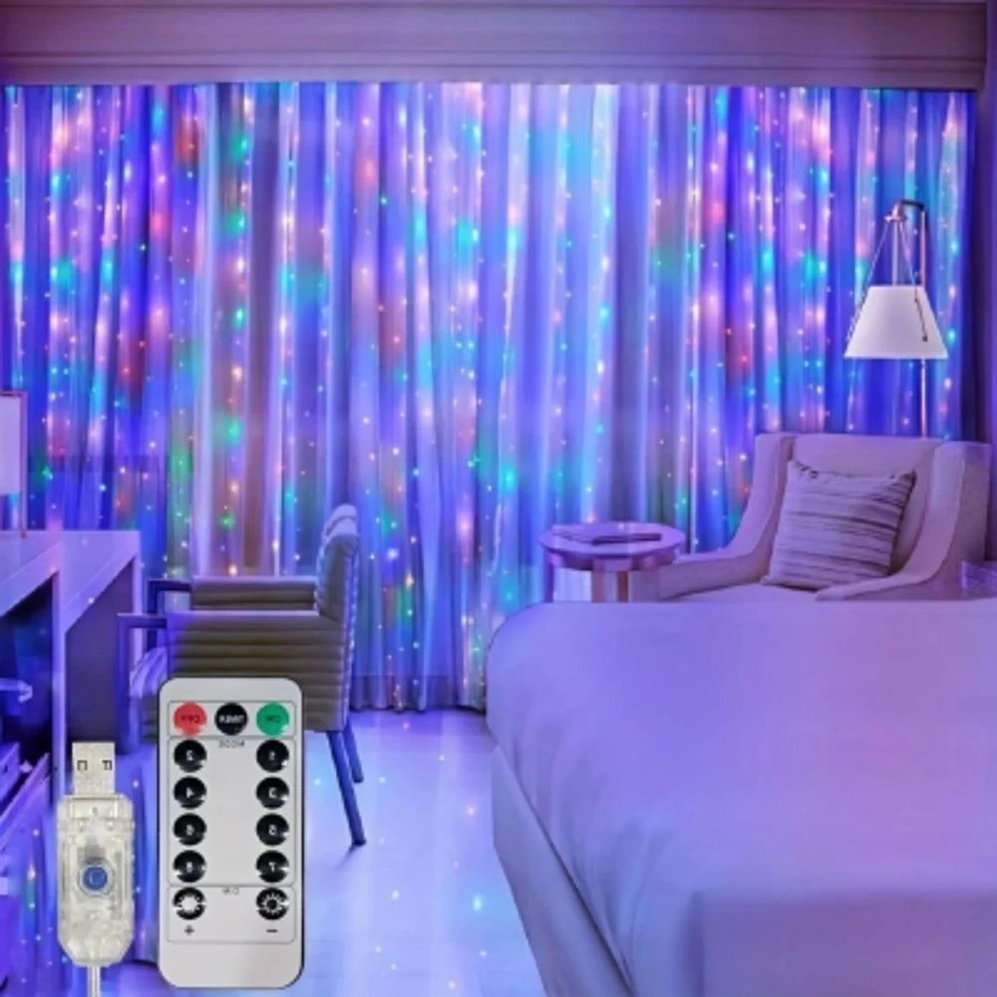 usb led curtain string lights – 9.84/19.69 ft remote control fairy garland for wedding christmas bedroom home decor