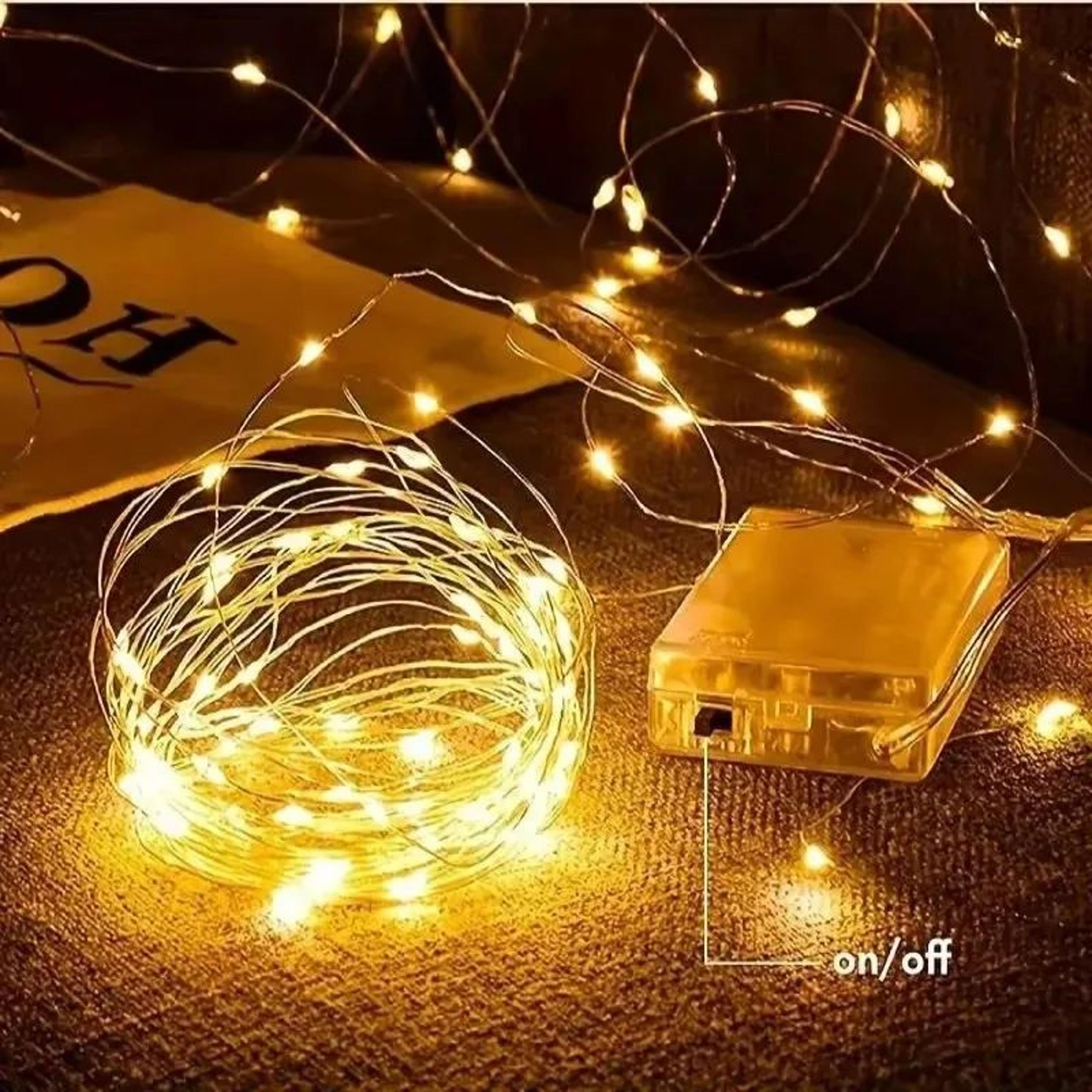 battery powered led fairy lights – decorative string lighting for bedroom garden wedding party & home ambiance