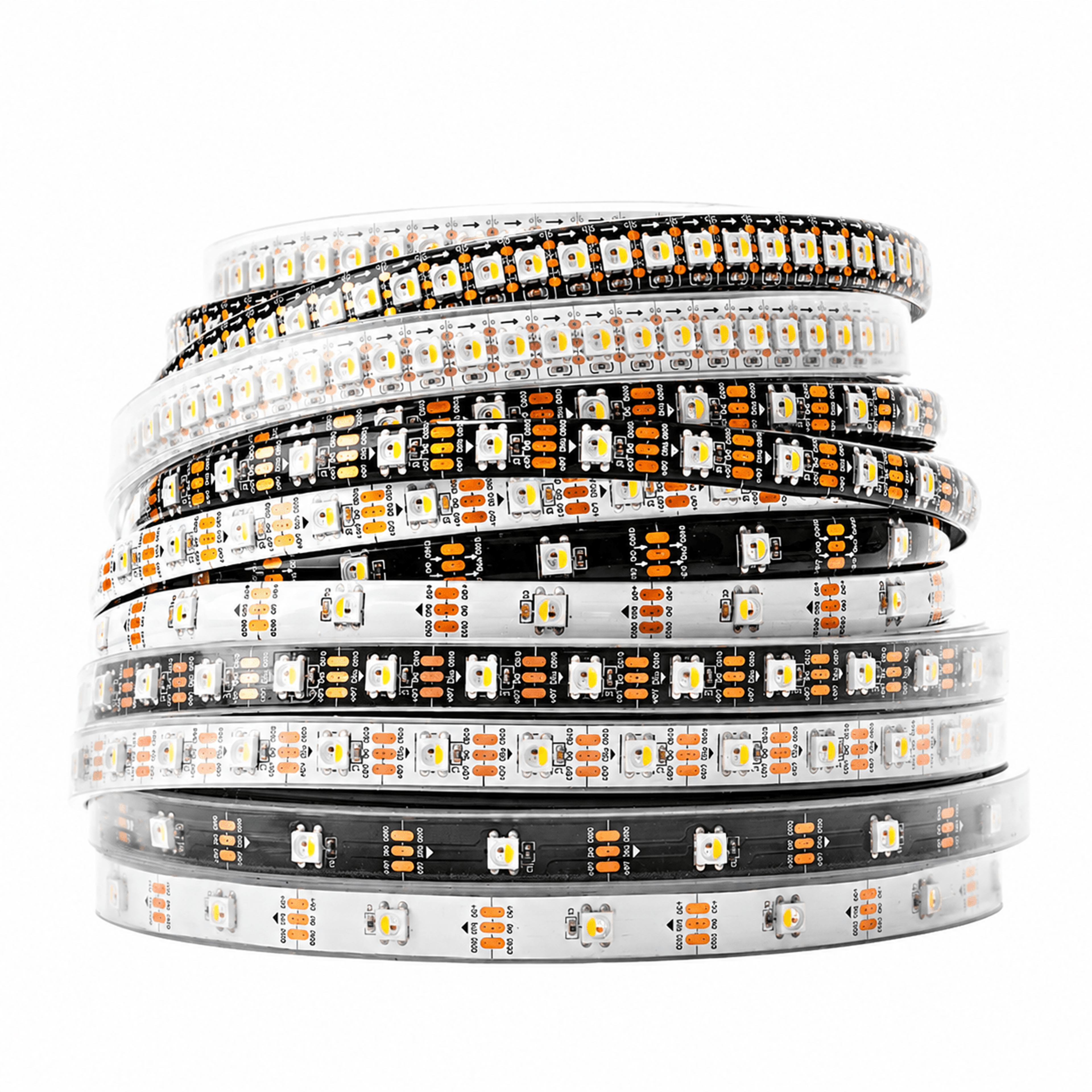 sk6812 rgbw led strip light – 5v individual addressable rgbww smart lighting 30 60 144leds/m ip30 ip65 ip67
