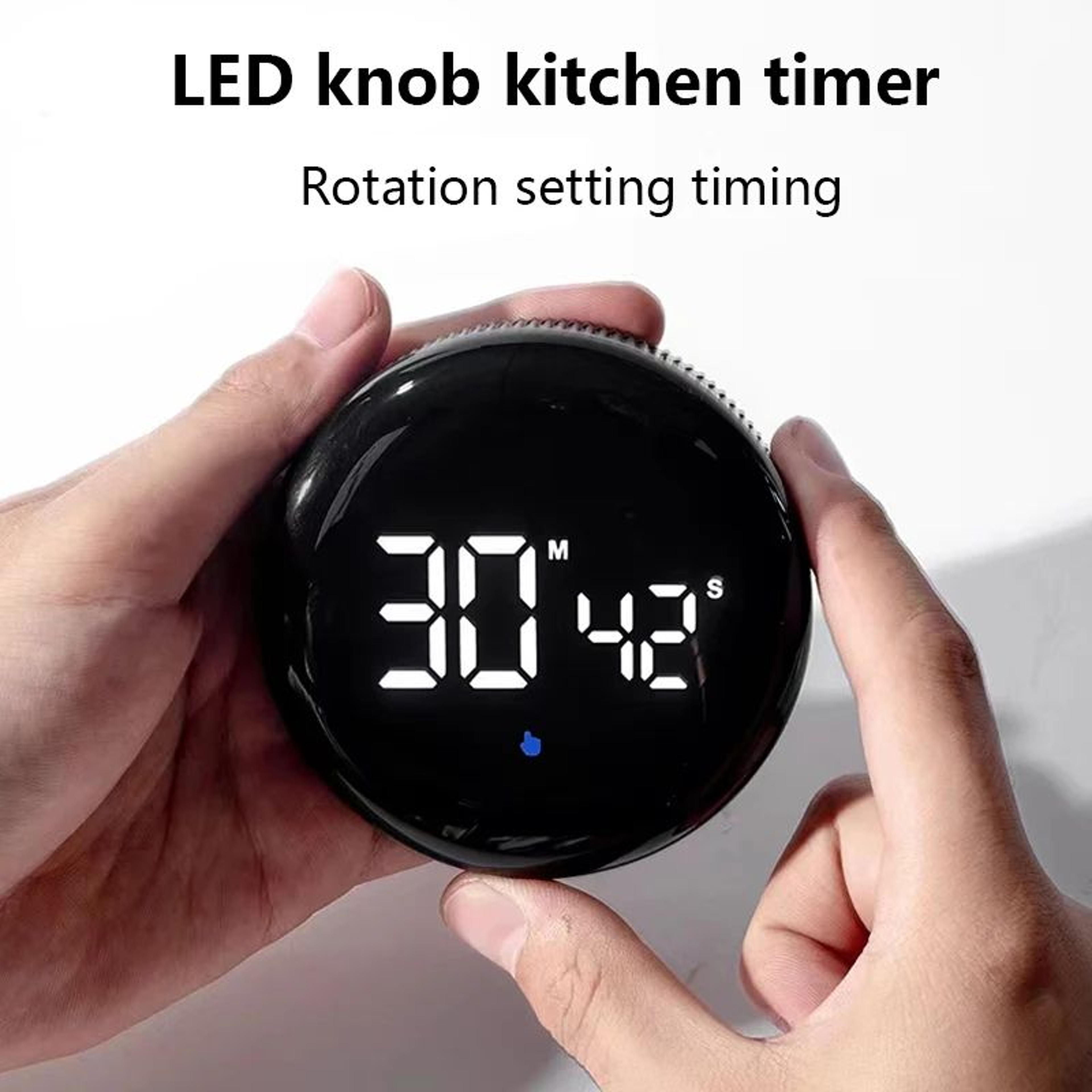 rechargeable digital study timer – silent magnetic countdown reminder for students, kitchen, office & focus sessions