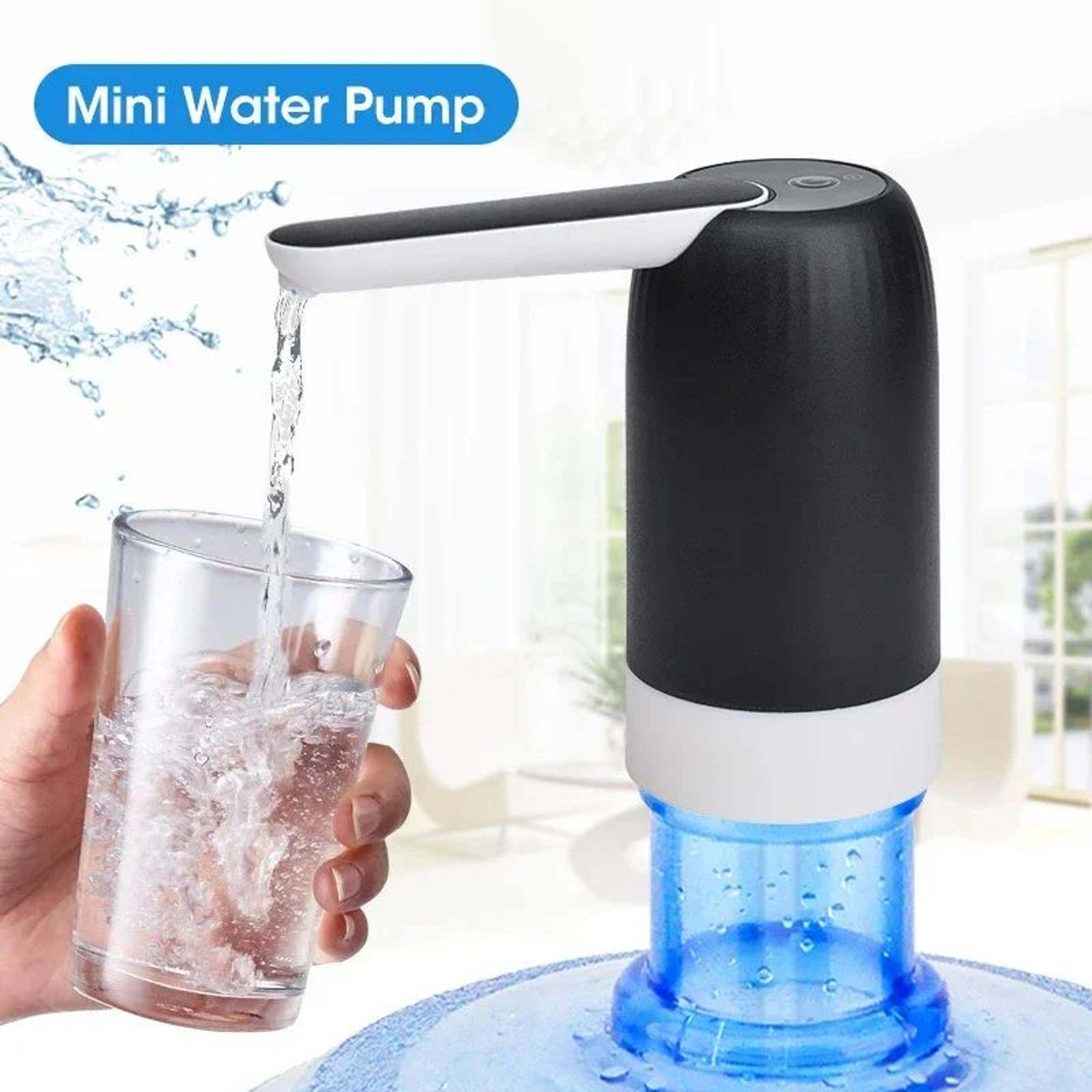 automatic water bottle pump – rechargeable one button electric water dispenser pump for home office camping & travel