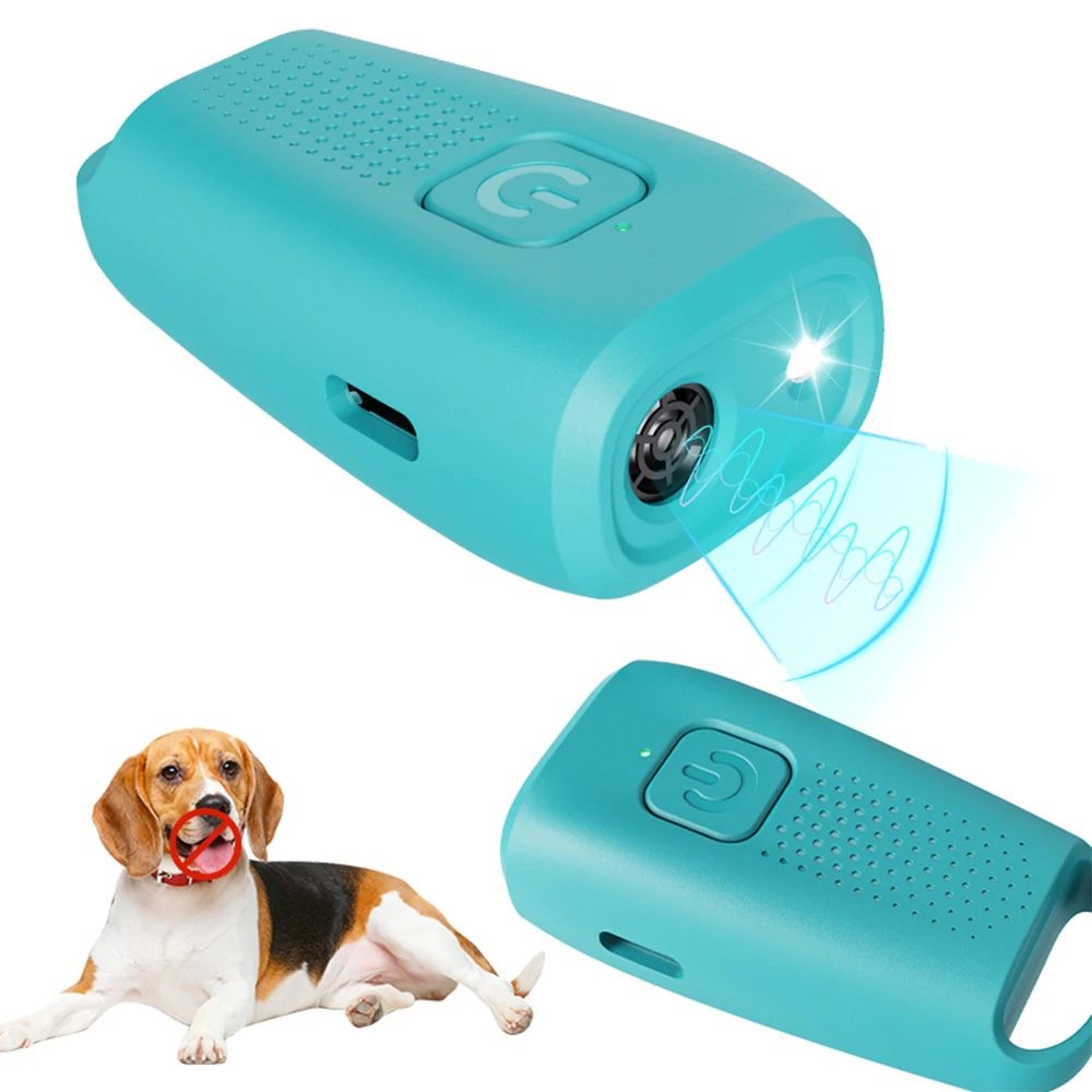 rechargeable ultrasonic dog trainer – mini 40khz anti barking device with led flashlight for small dog training