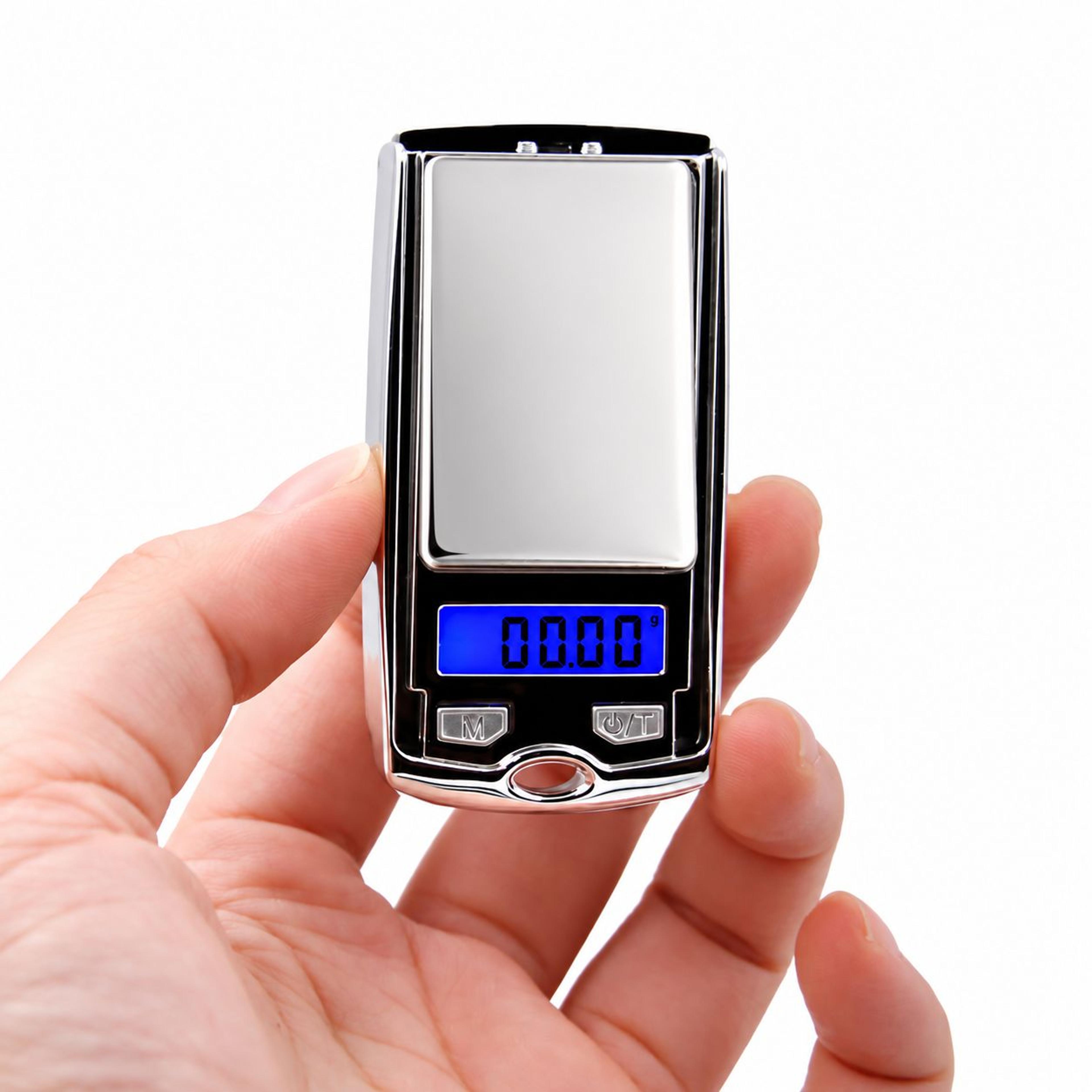 mini digital pocket scale – precision jewelry gram scale with lcd display, tare & 4 weighing units