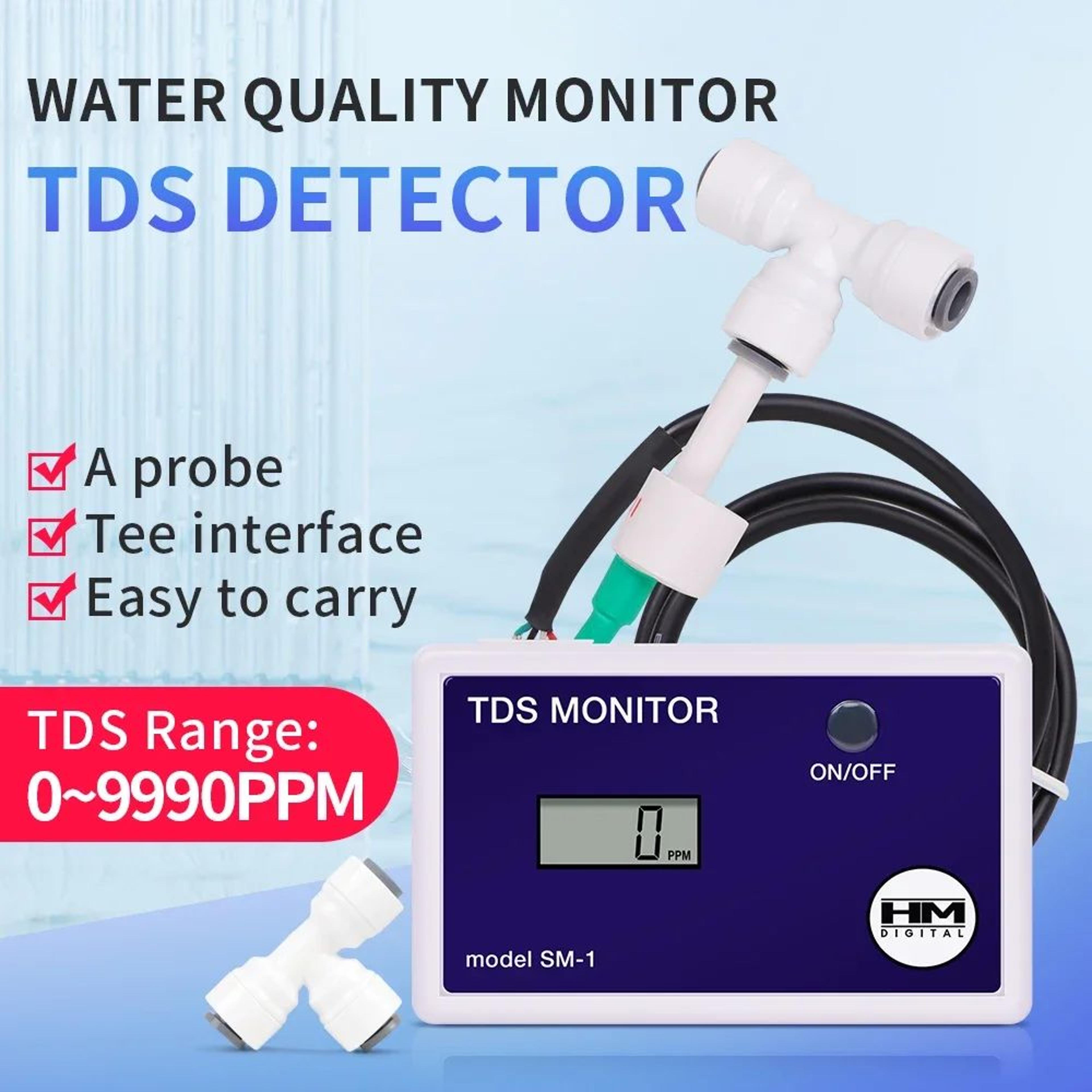online tds water quality tester – sm1 single trm1 triple line 0-9990 ppm lcd purity meter for ro drinking water systems