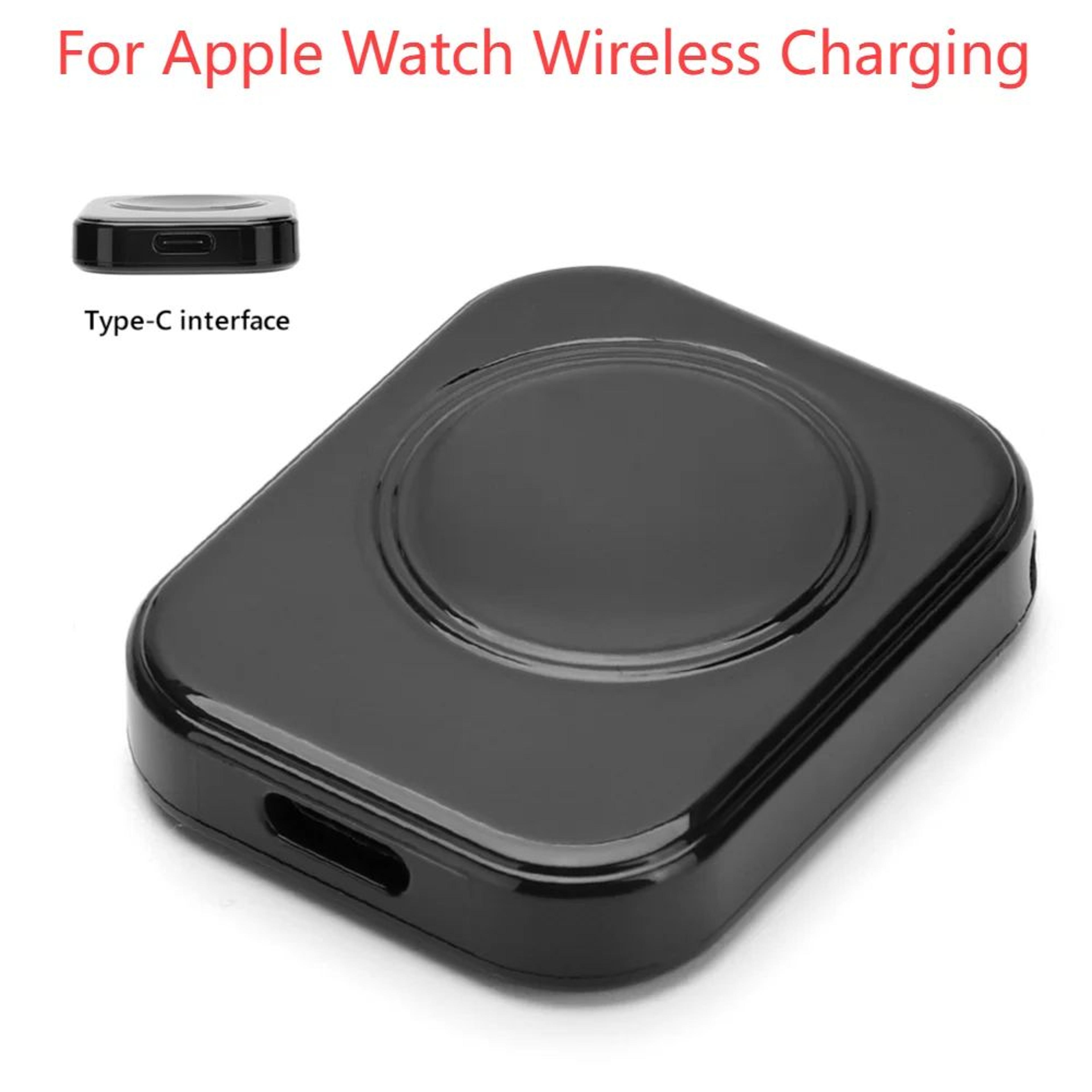 portable magnetic wireless watch charger – 2.5w fast charging type-c or lightning adapter for apple watch ultra & se