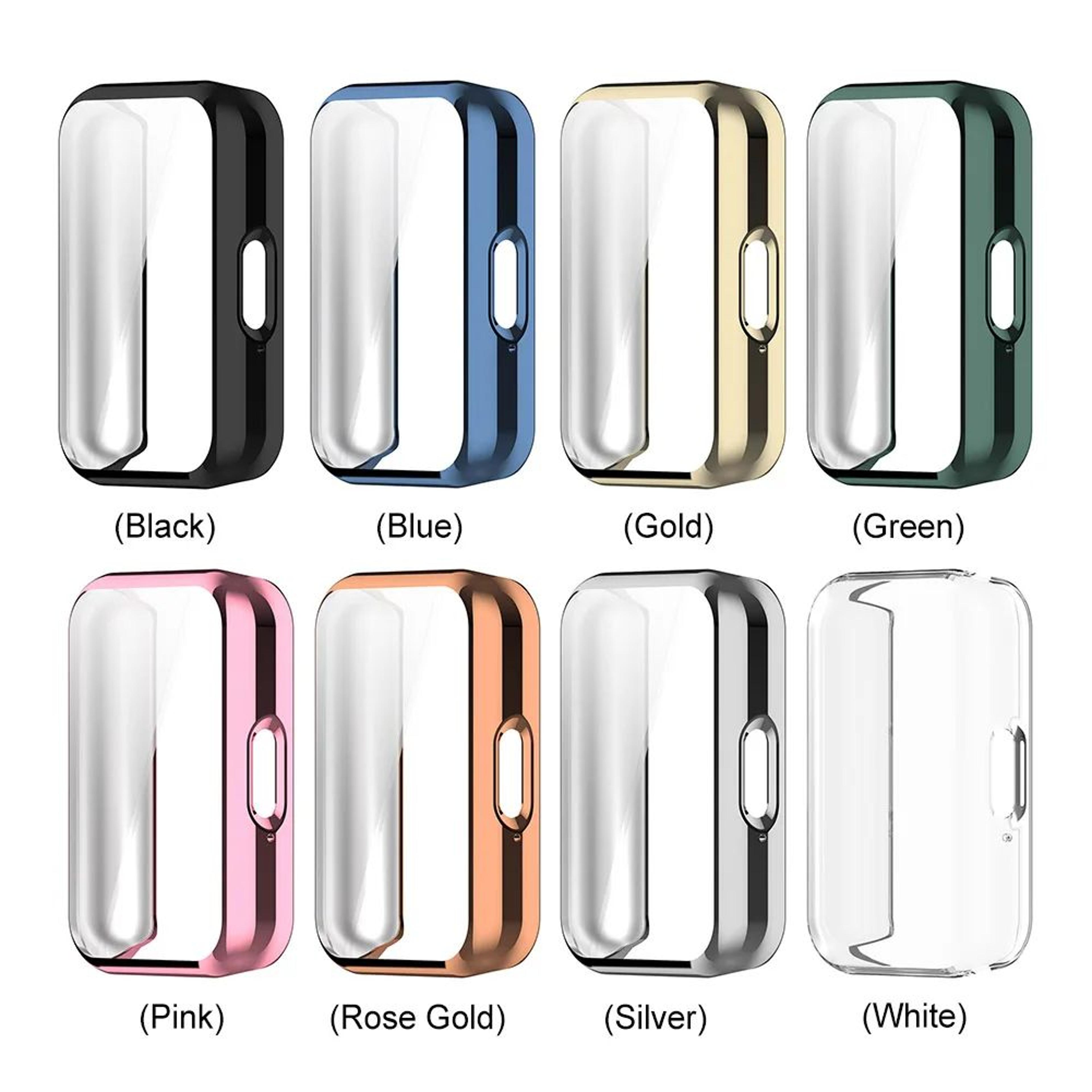 samsung galaxy fit 3 screen protector case – soft tpu full cover anti-scratch shockproof bumper guard