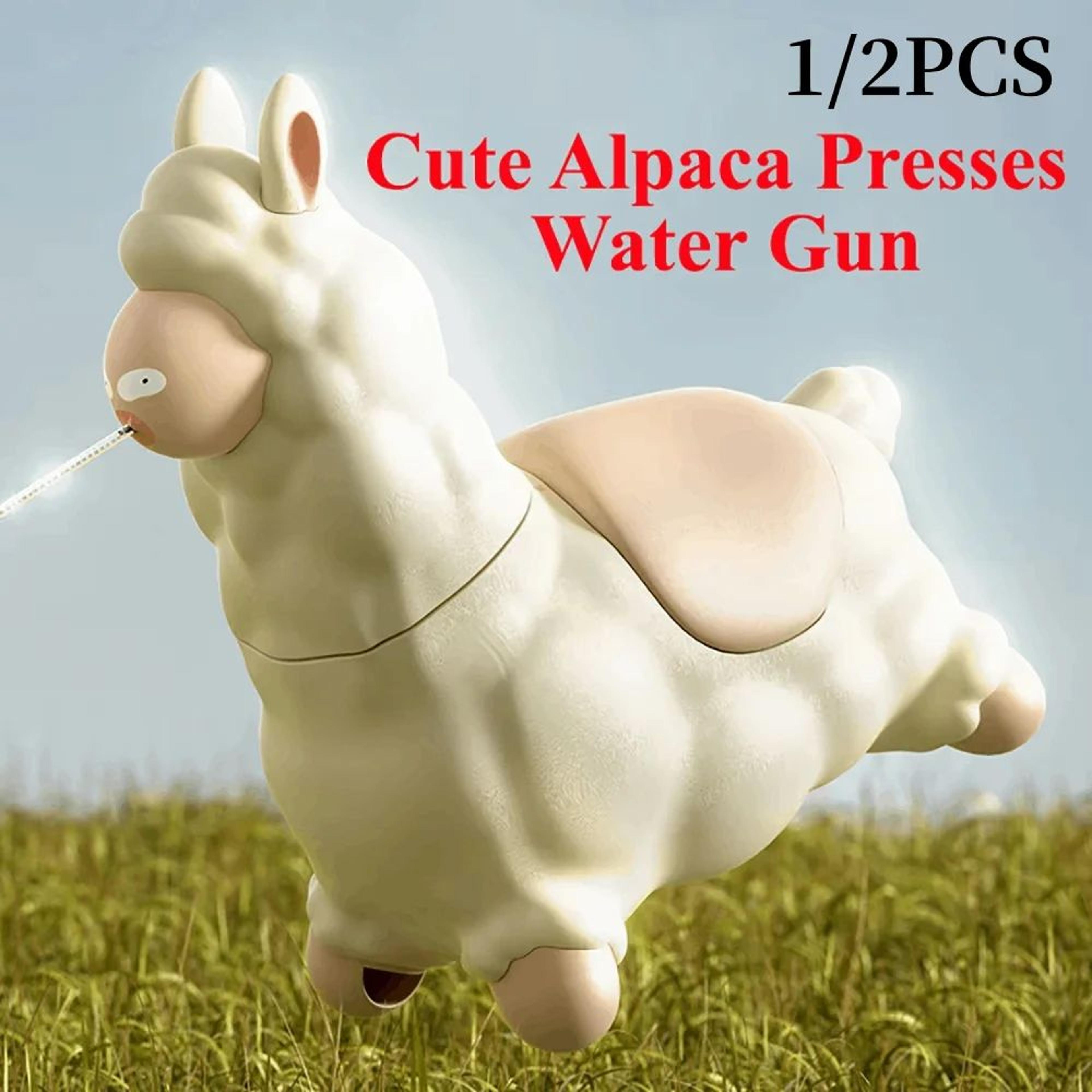 spitting llama water toy – interactive head-shaking squirt sprayer for backyard beach pool bathtub summer play